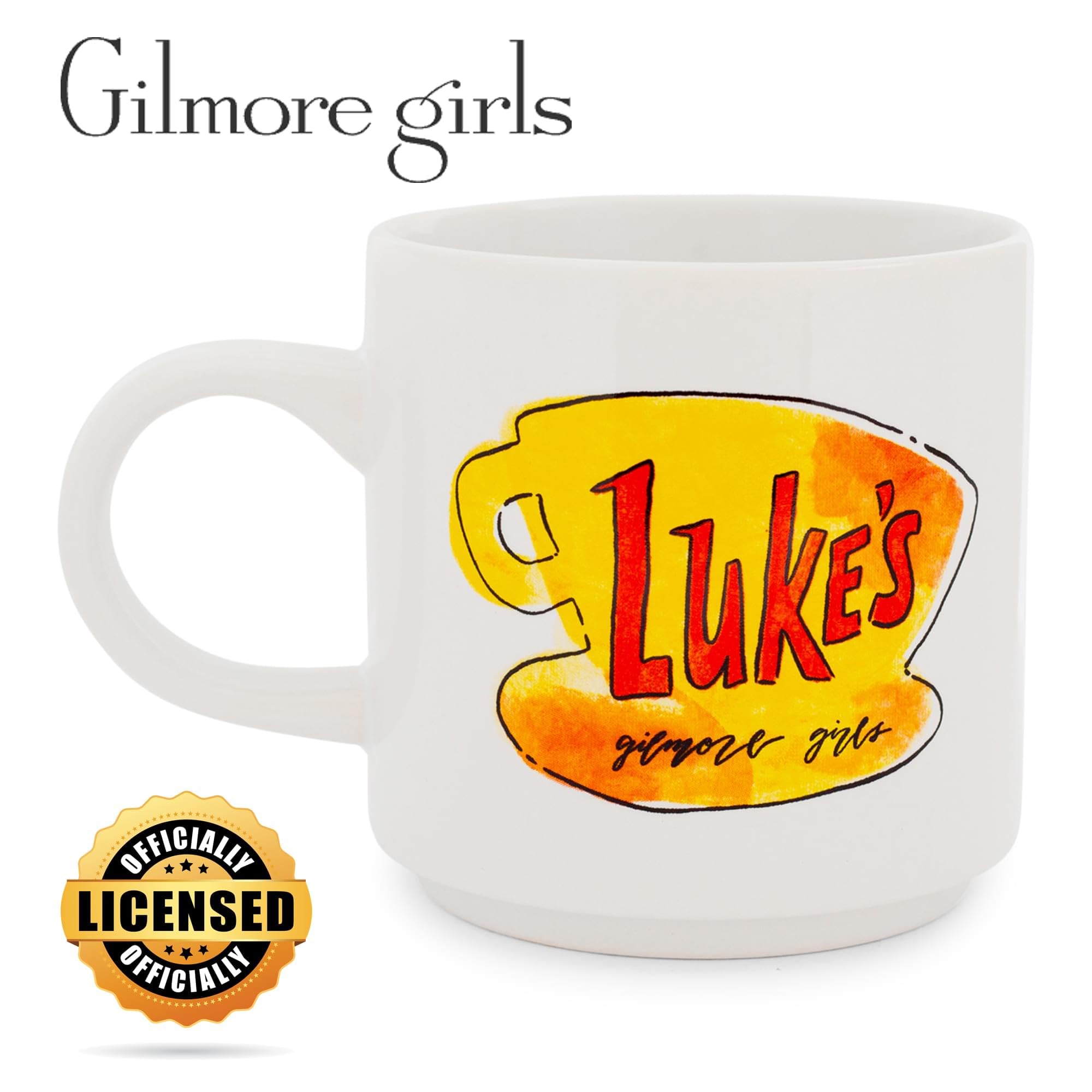 Foto 3 pulgar | Taza Plateada Buffalo Gilmore Girls Luke's Diner 380 Ml - Venta Internacional.