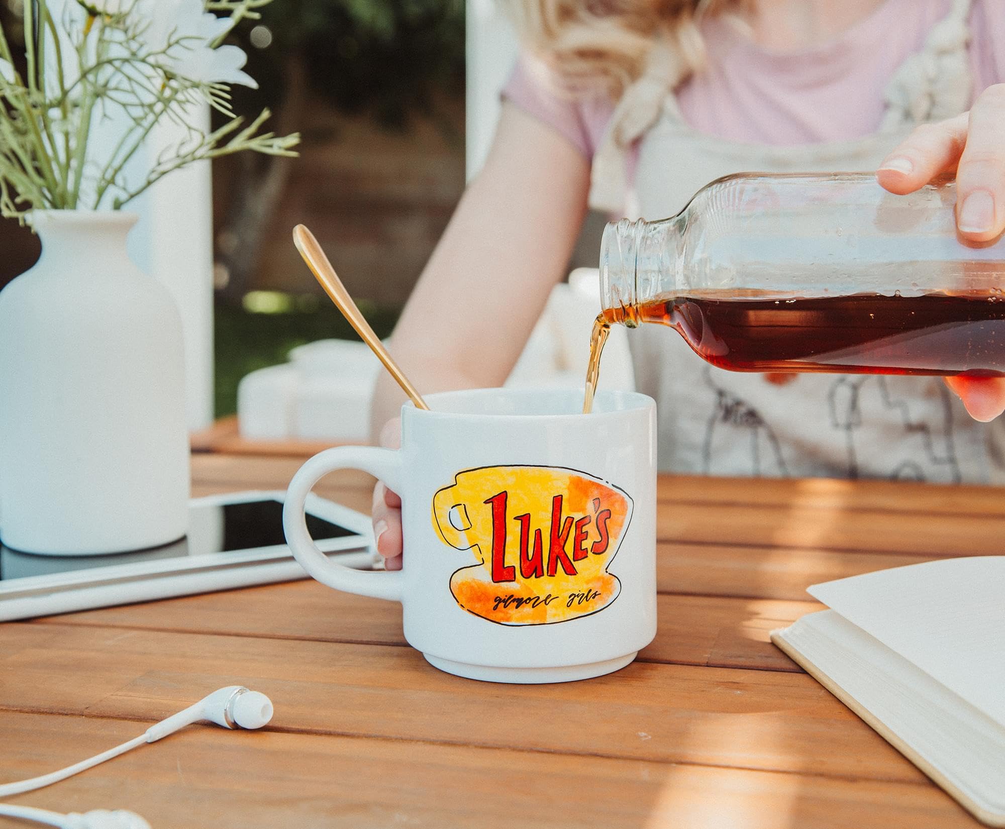 Foto 5 pulgar | Taza Plateada Buffalo Gilmore Girls Luke's Diner 380 Ml - Venta Internacional.