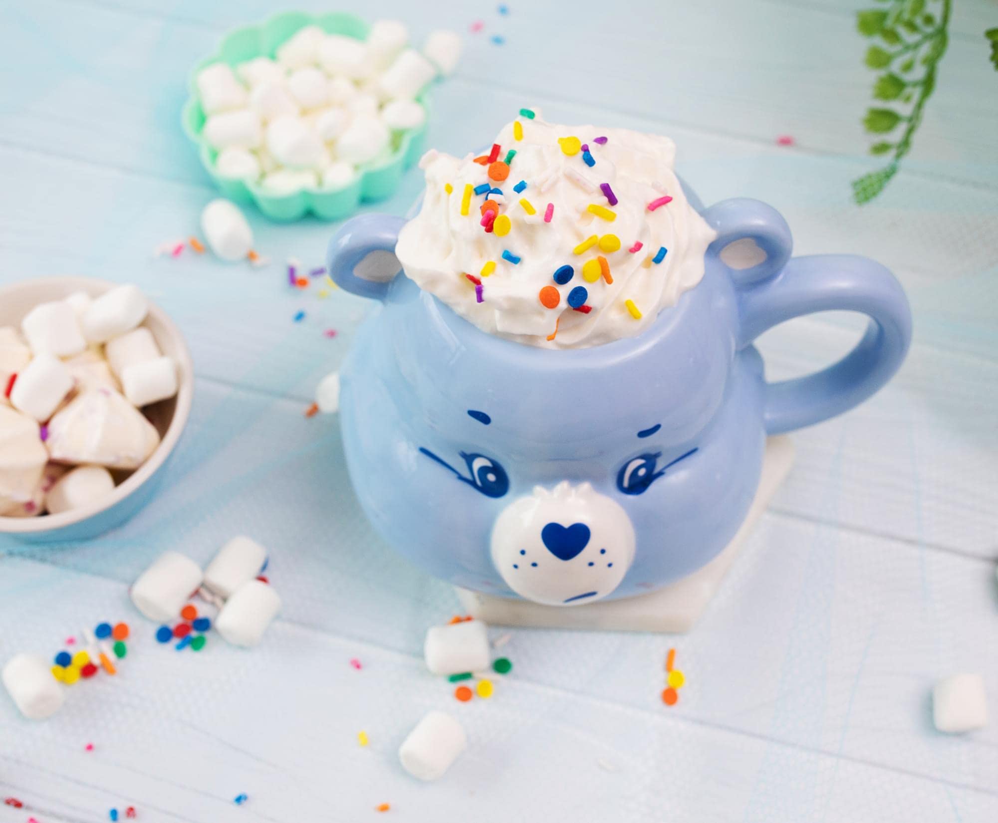 Foto 6 pulgar | Taza Plateada De Cerámica Buffalo Care Bears Grumpy Bear, 590 Ml - Venta Internacional.