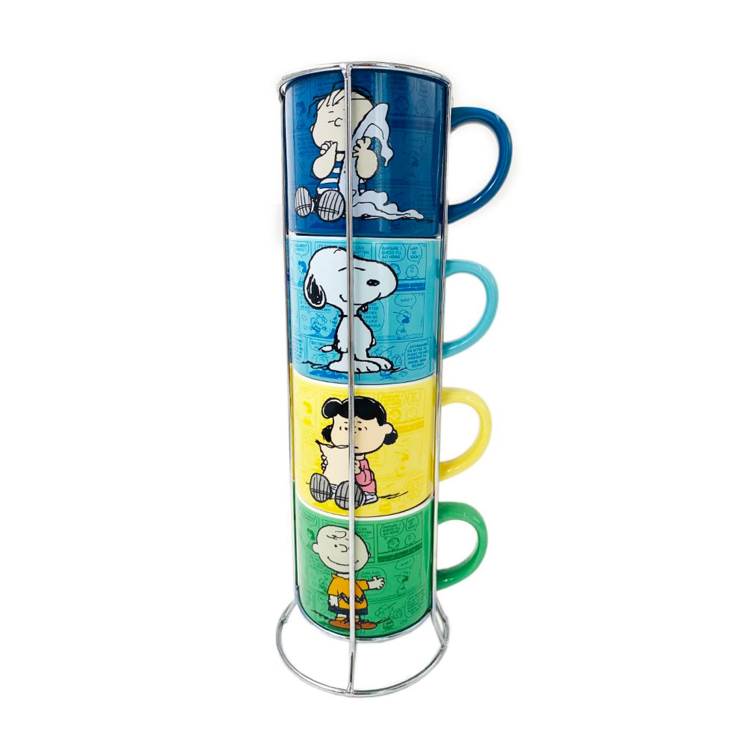 Foto 2 pulgar | Taza De Cómic Silver Buffalo Peanuts, Paquete De 4, 300 Ml - Venta Internacional.
