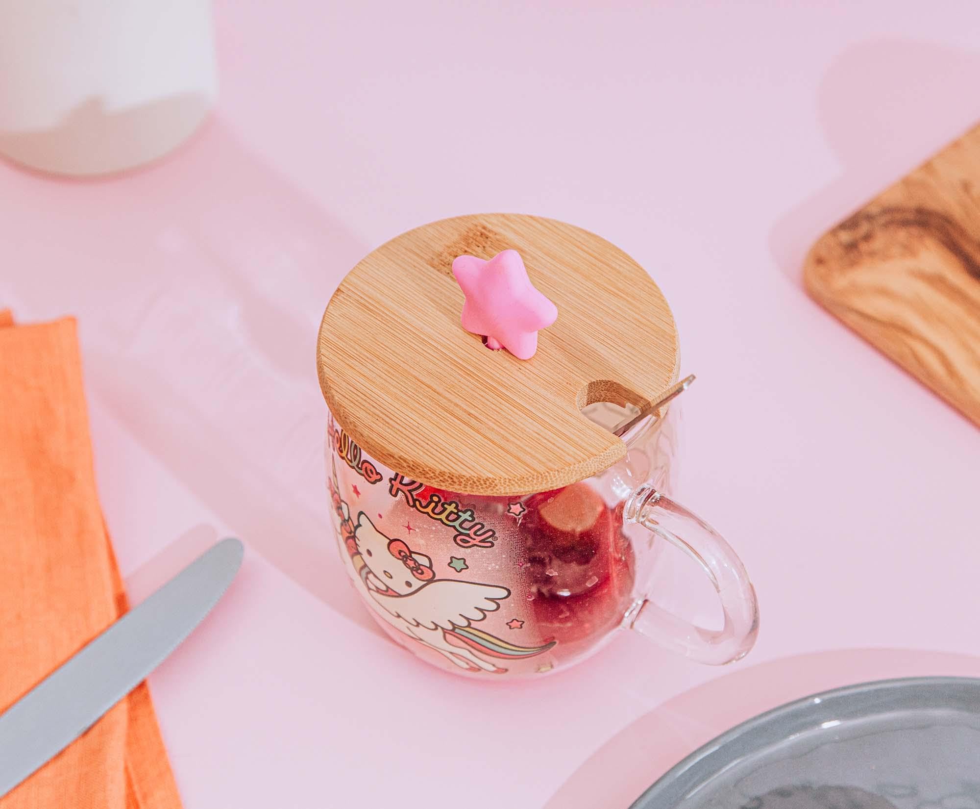 Foto 7 pulgar | Taza De Cristal Silver Buffalo Sanrio Hello Kitty Unicorn, 500 Ml - Venta Internacional.