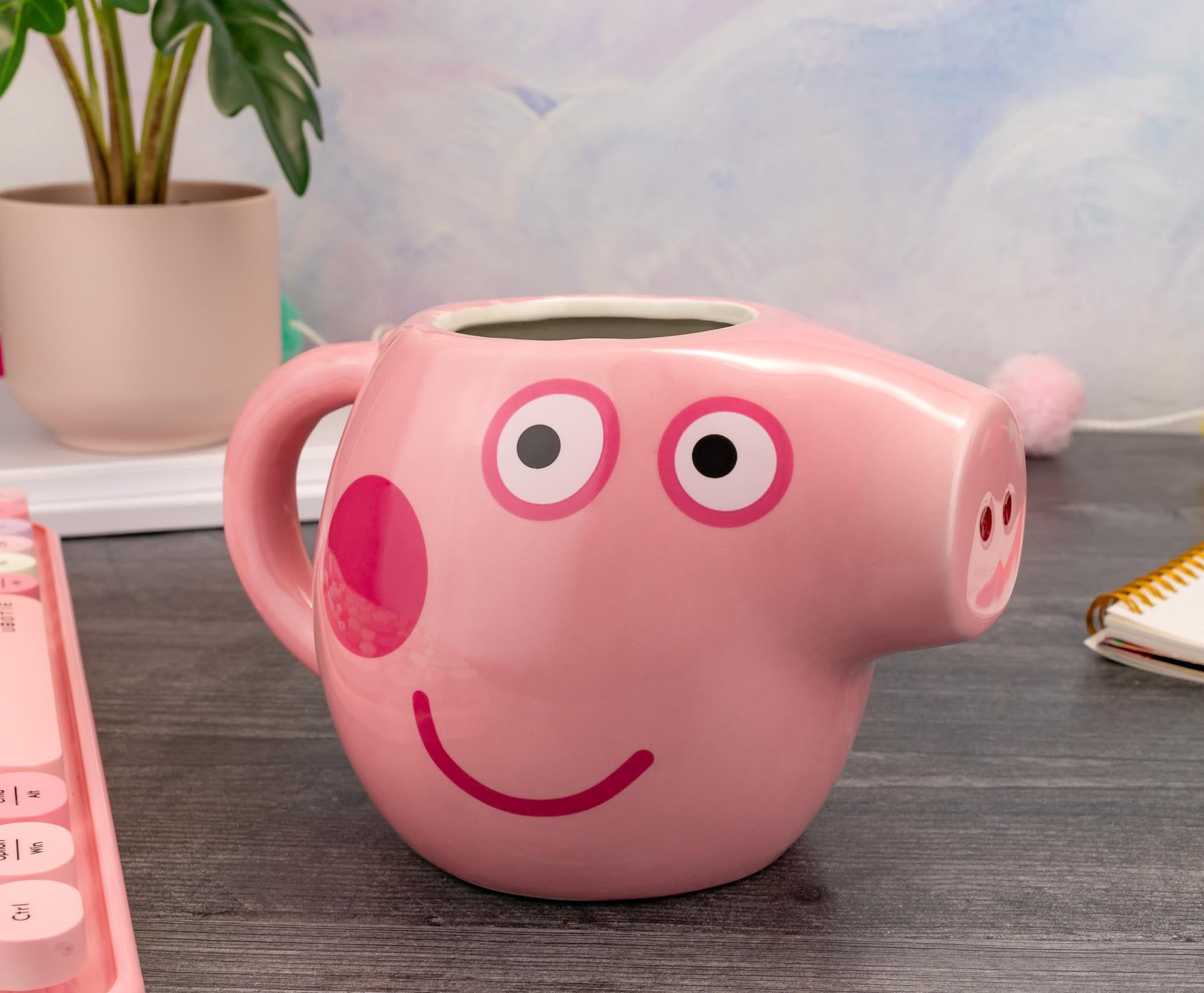 Foto 6 pulgar | Taza Silver Buffalo Peppa Pig De Cerámica De 600 Ml Con Licencia Oficial - Venta Internacional.