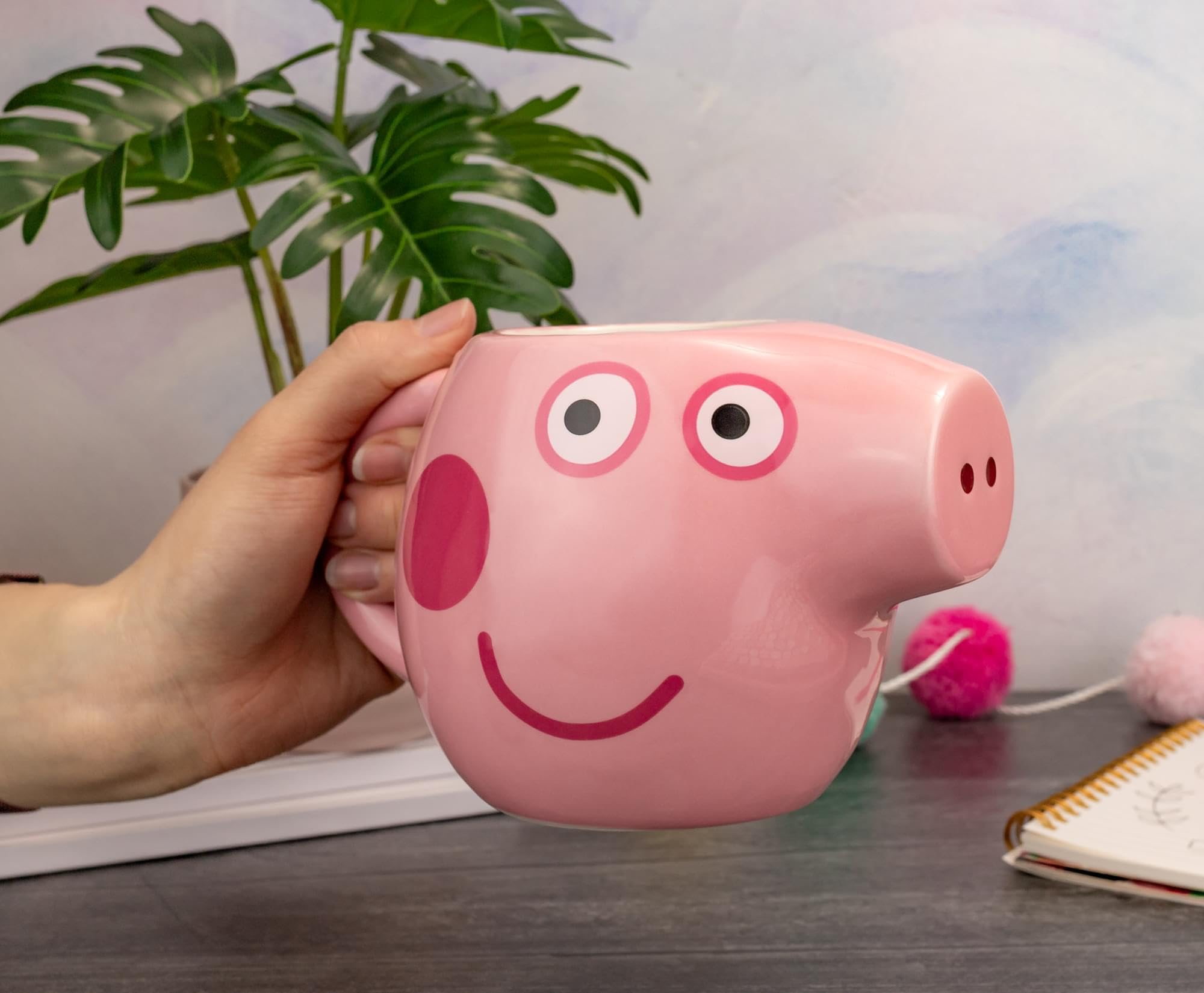 Foto 8 pulgar | Taza Silver Buffalo Peppa Pig De Cerámica De 600 Ml Con Licencia Oficial - Venta Internacional.