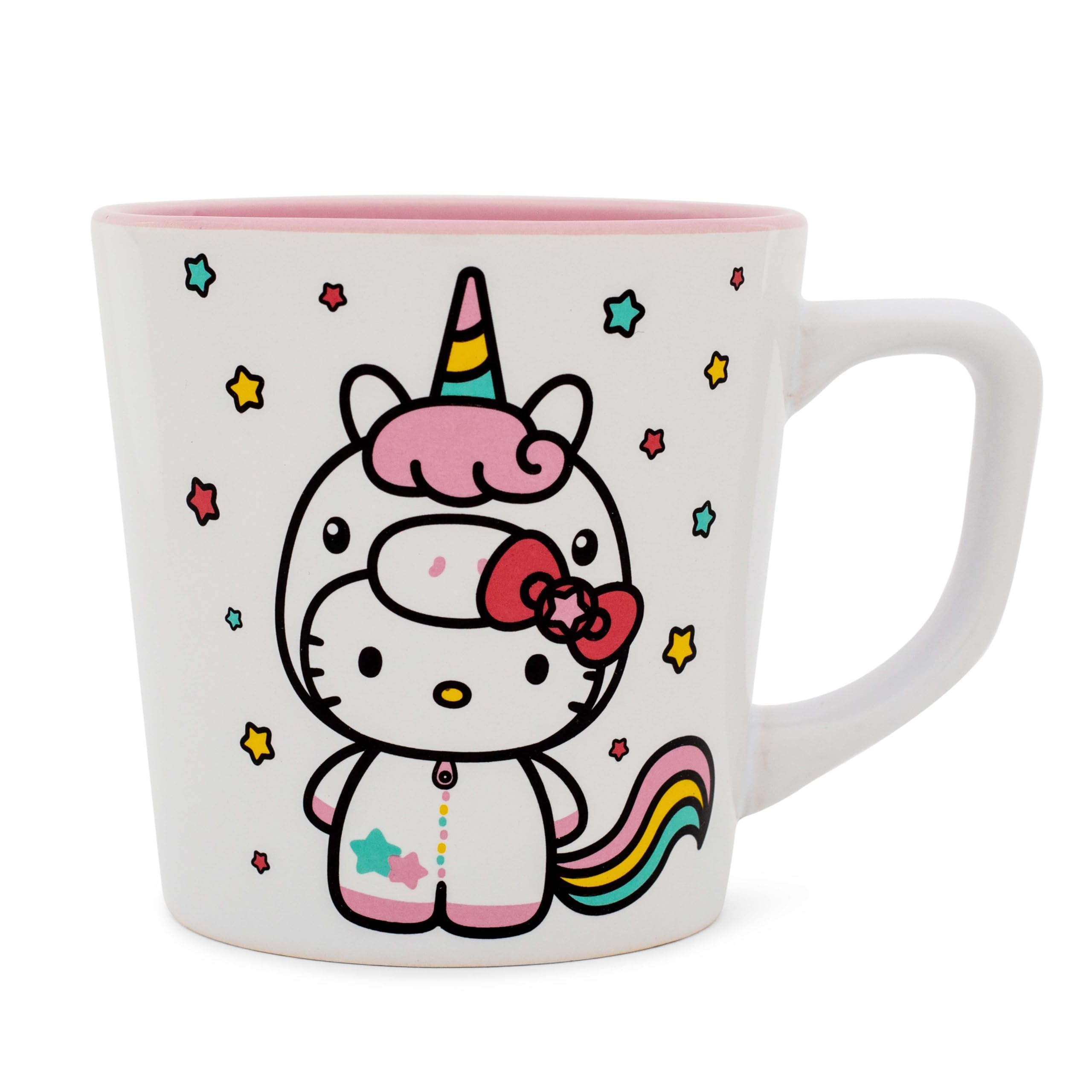 Taza Con Leche Silver Buffalo Sanrio Hello Kitty Unicorn, 500 Ml - Venta Internacional.