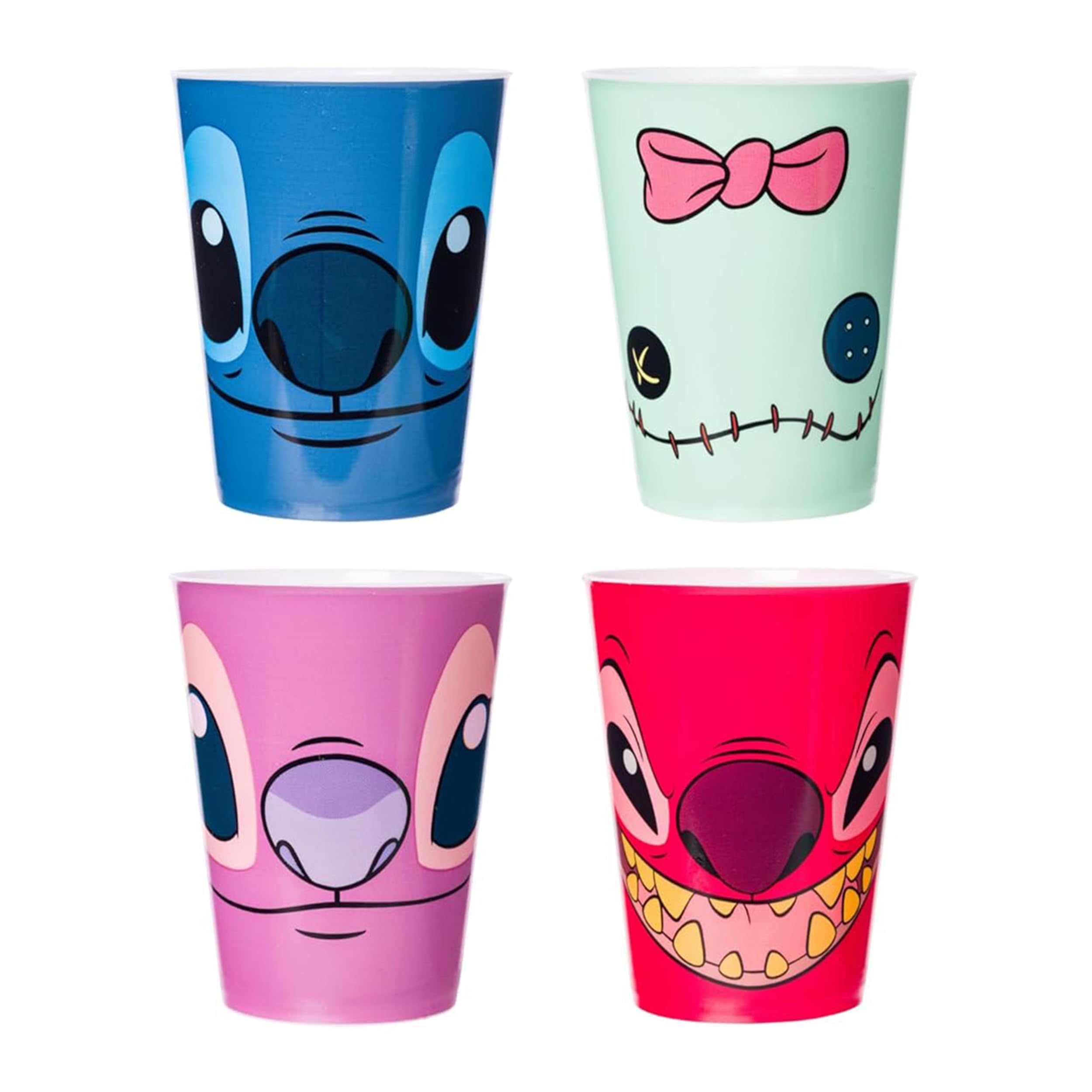 Foto 2 pulgar | Set De Minitazas Silver Buffalo Disney Lilo And Stitch, 45 Ml X4 - Venta Internacional.