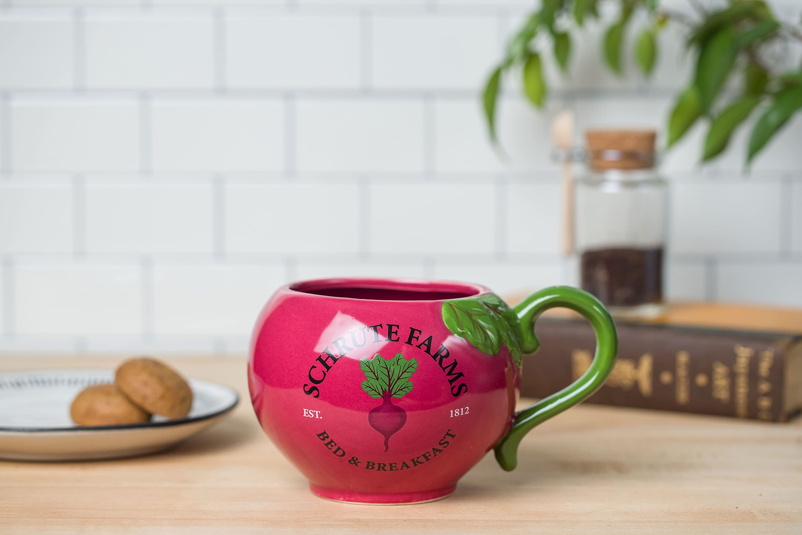 Foto 4 pulgar | Taza Silver Buffalo The Office Schrute Farms De Cerámica, 600 Ml - Venta Internacional.