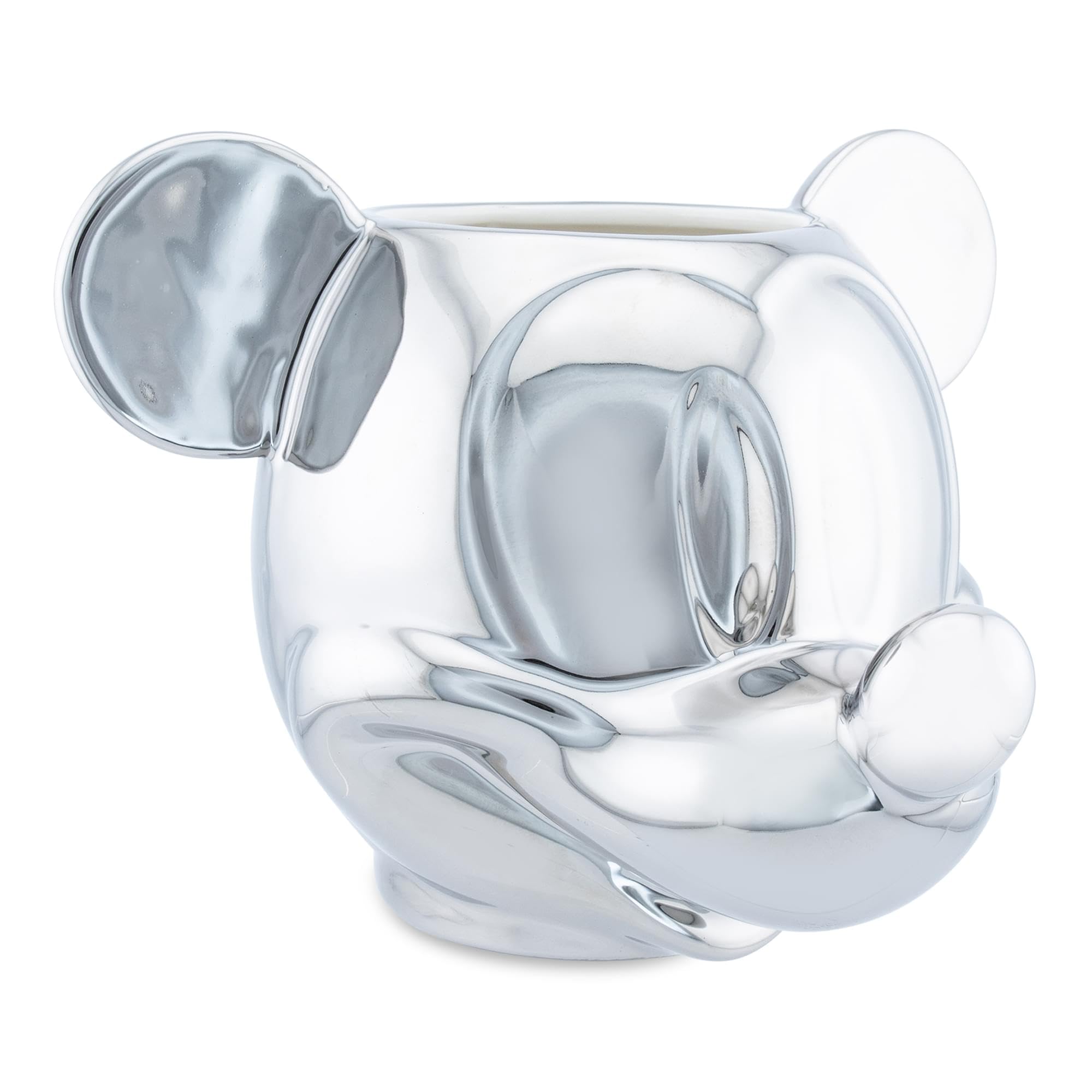 Foto 2 pulgar | Taza De Cerámica Plateada Buffalo Disney Mickey Mouse 100 Years - Venta Internacional.