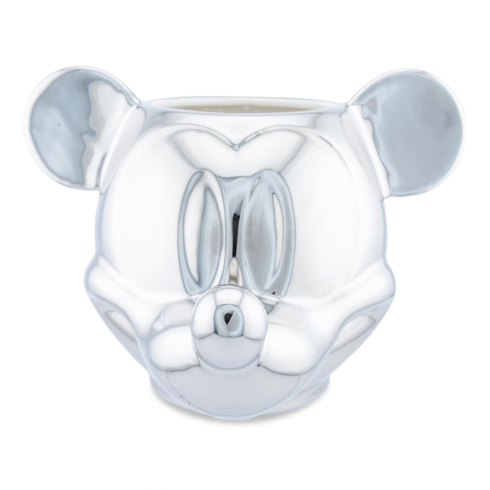 Foto 3 pulgar | Taza De Cerámica Plateada Buffalo Disney Mickey Mouse 100 Years - Venta Internacional.