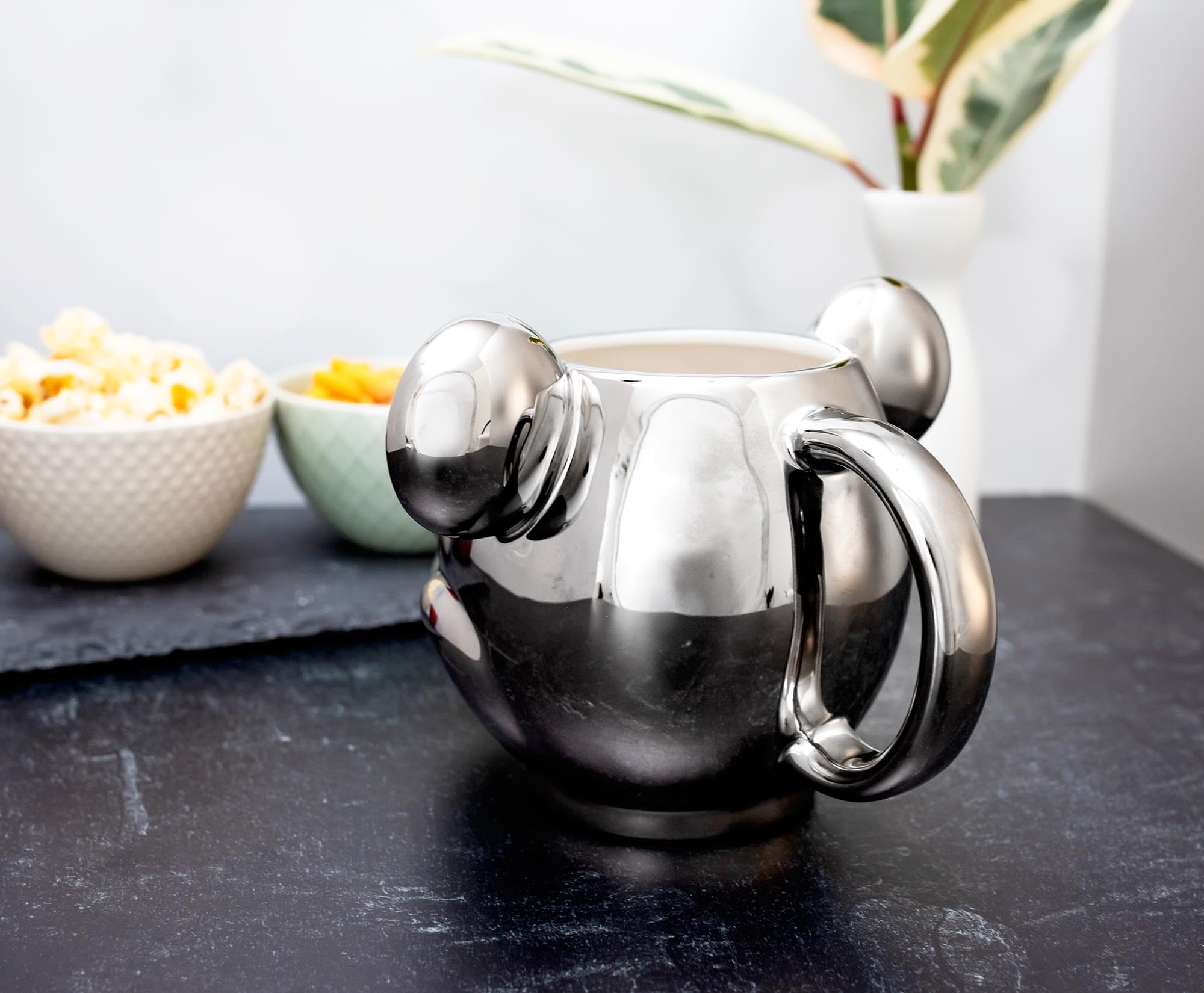 Foto 6 pulgar | Taza De Cerámica Plateada Buffalo Disney Mickey Mouse 100 Years - Venta Internacional.