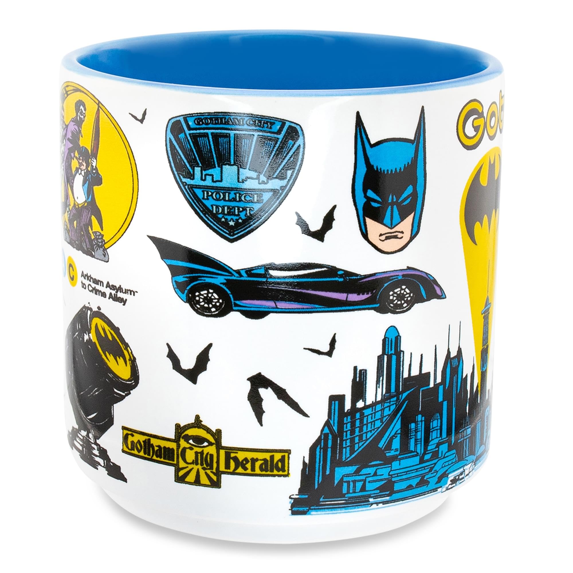 Foto 4 pulgar | Taza De Cerámica Con Estampado Integral De Batman De Dc Comics, 380 Ml - Venta Internacional.