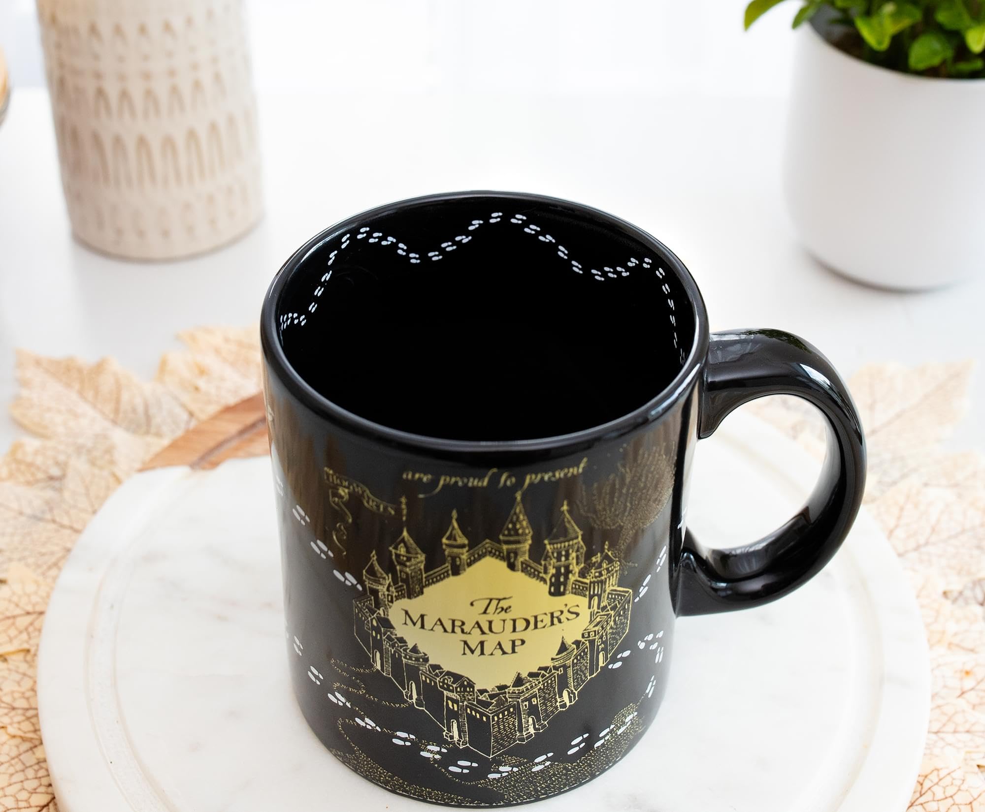 Foto 6 pulgar | Taza De Café Silver Buffalo Harry Potter Marauder's Map 600 Ml - Venta Internacional.