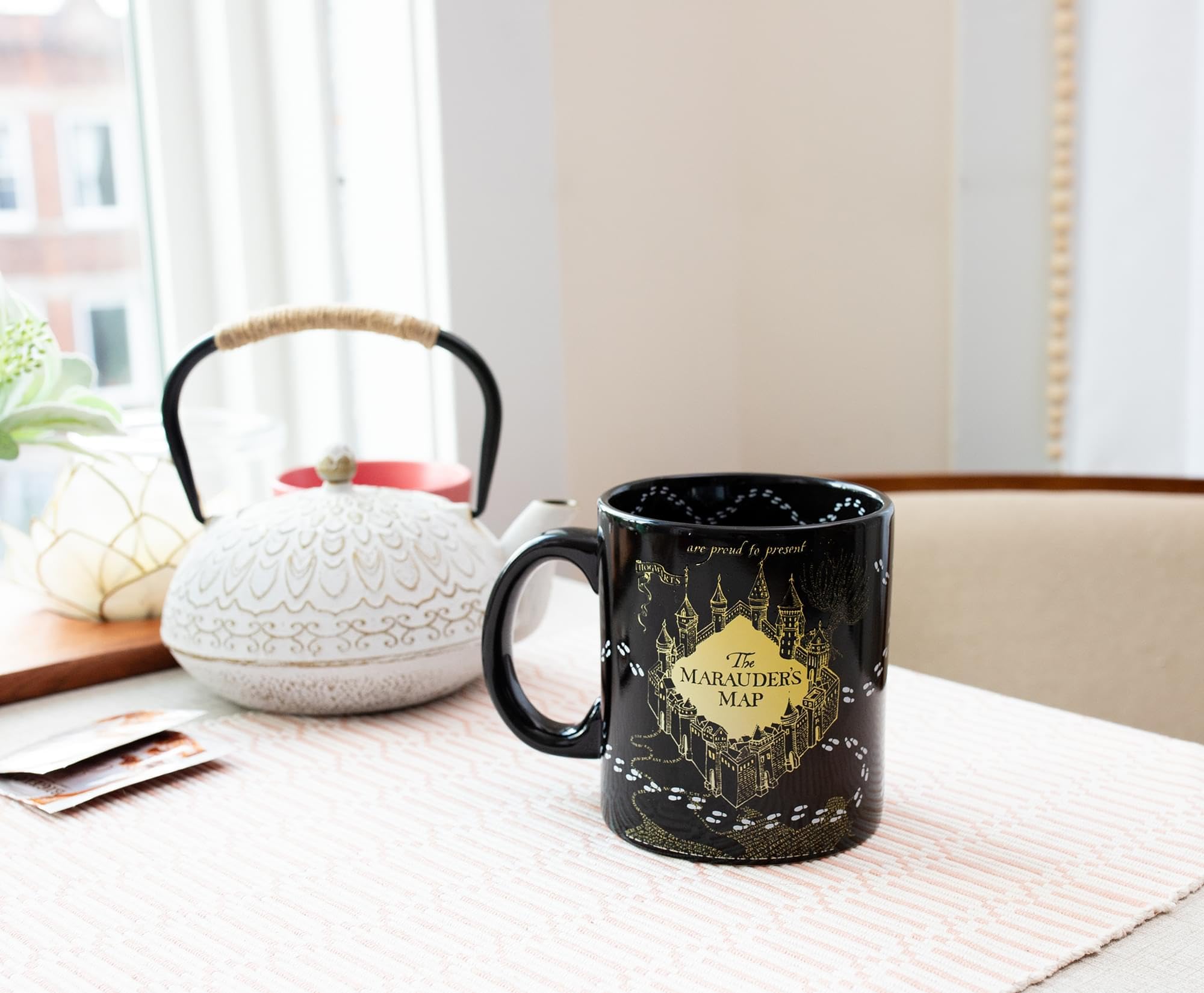 Foto 8 pulgar | Taza De Café Silver Buffalo Harry Potter Marauder's Map 600 Ml - Venta Internacional.