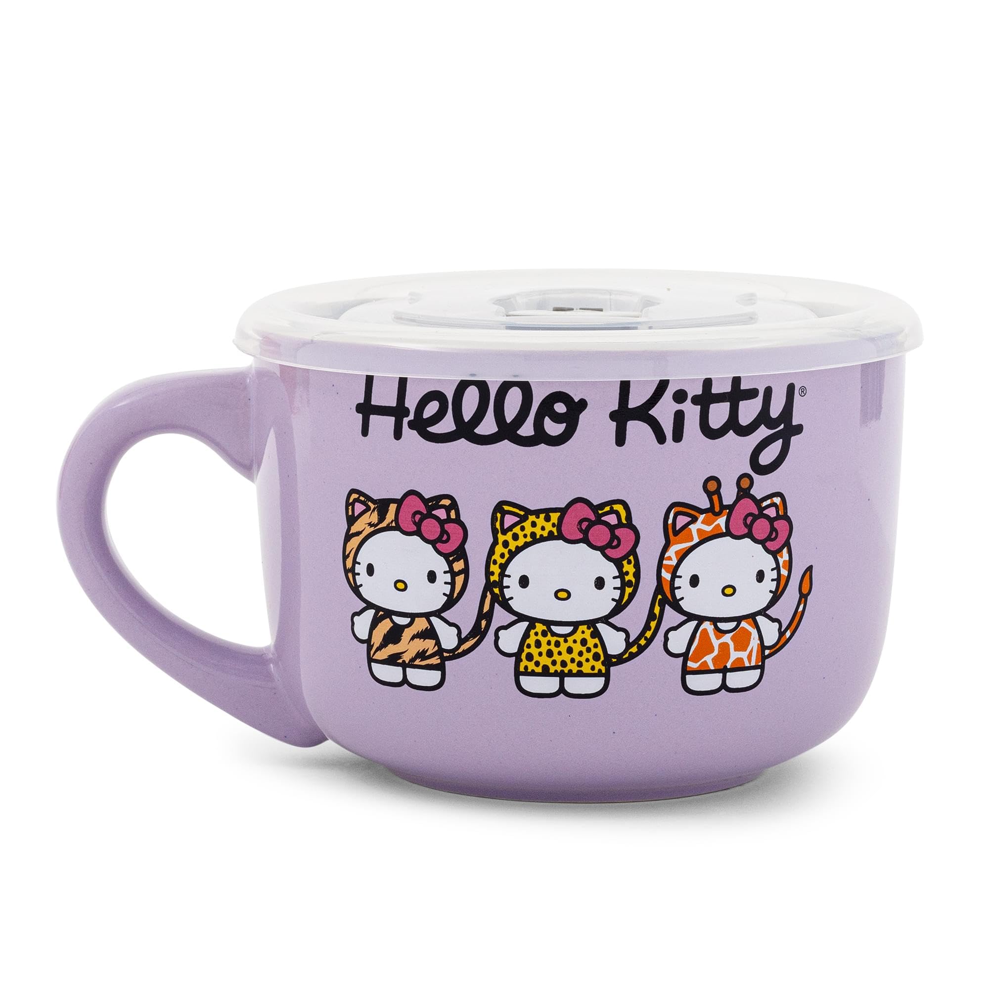 Foto 2 | Taza Para Sopa Sanrio Hello Kitty Jungle Animals, 700 Ml - Venta Internacional.