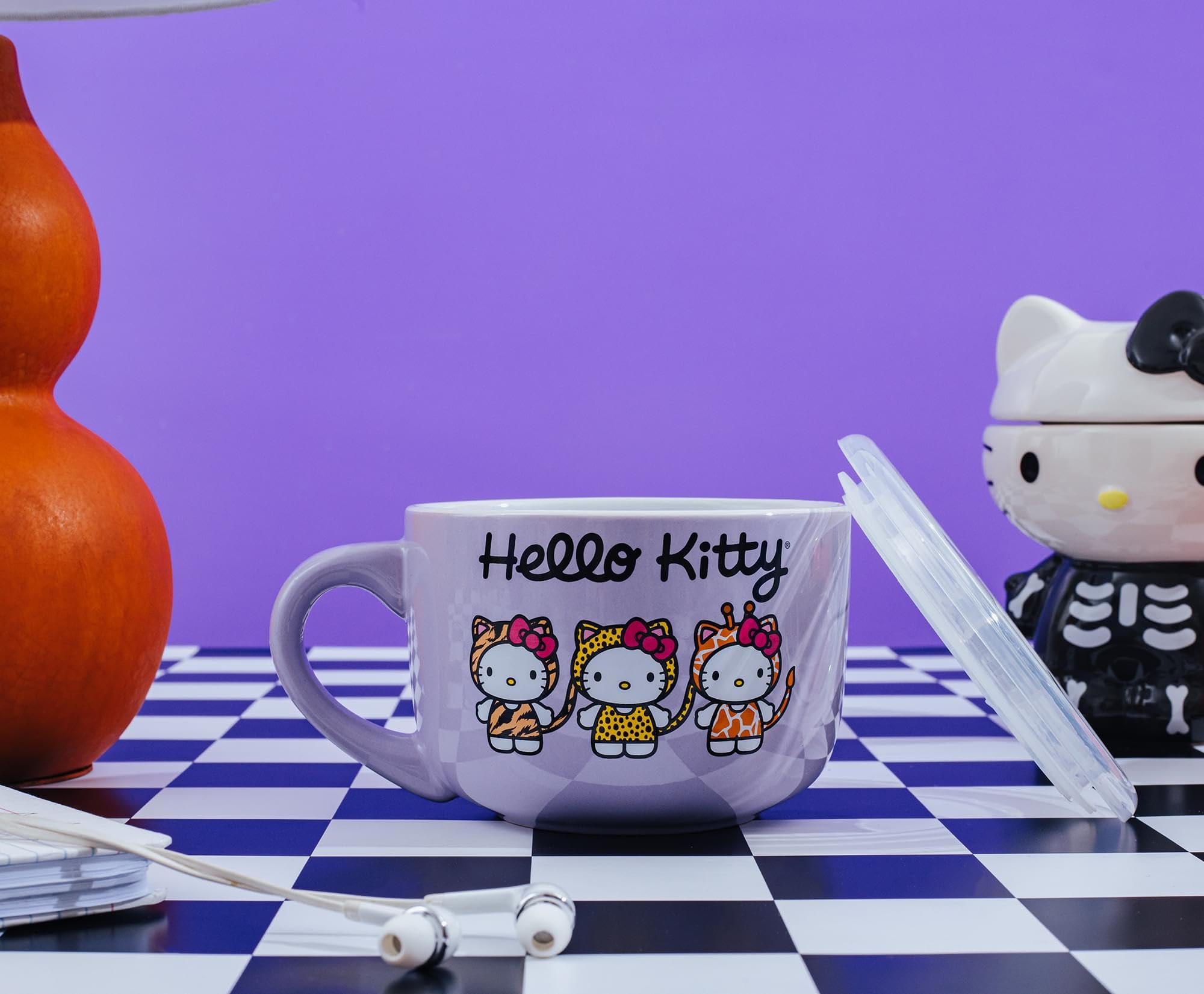 Foto 5 pulgar | Taza Para Sopa Sanrio Hello Kitty Jungle Animals, 700 Ml - Venta Internacional.