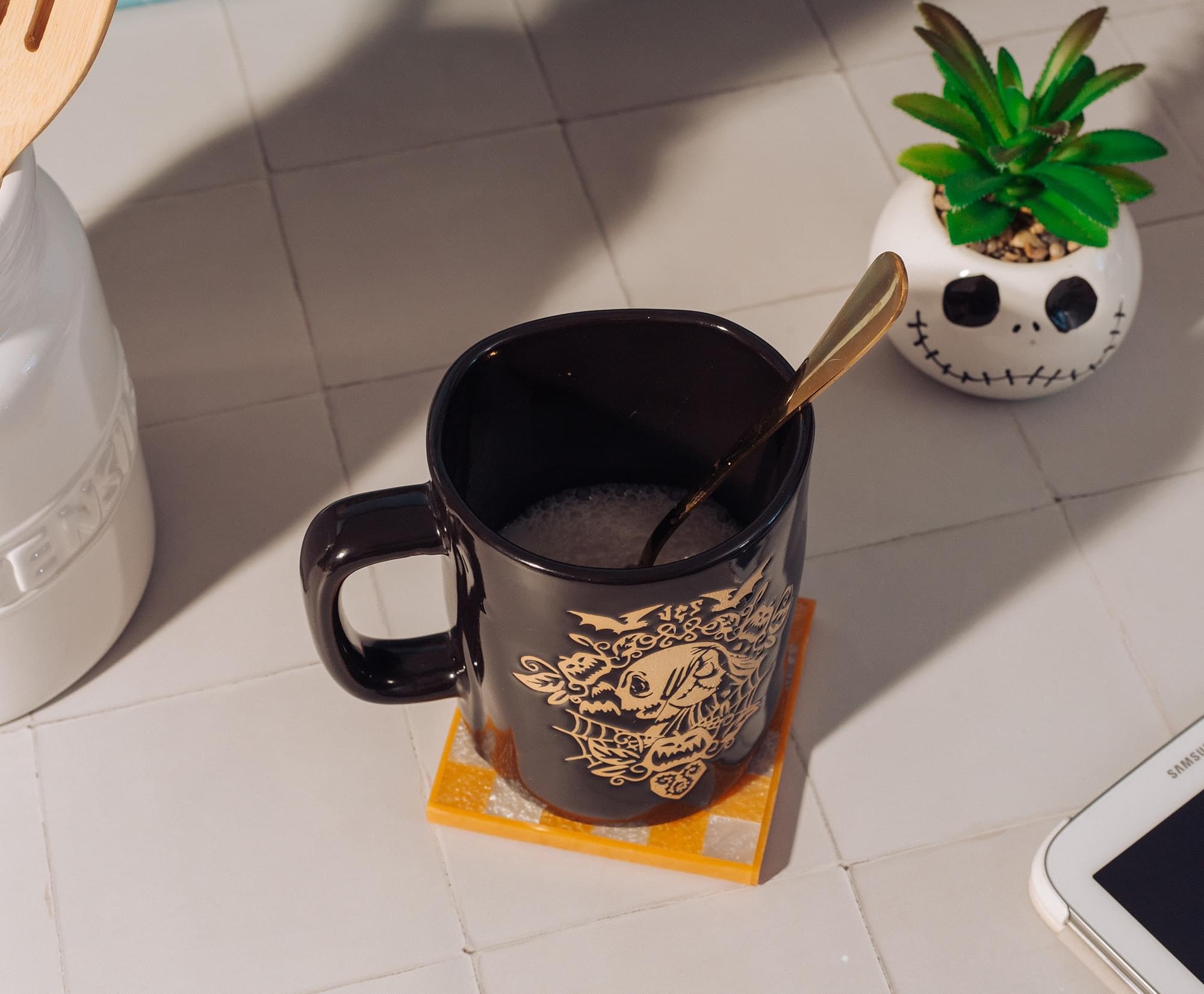 Foto 7 pulgar | Taza Plateada Buffalo Disney Pesadilla Antes De Navidad - Venta Internacional.