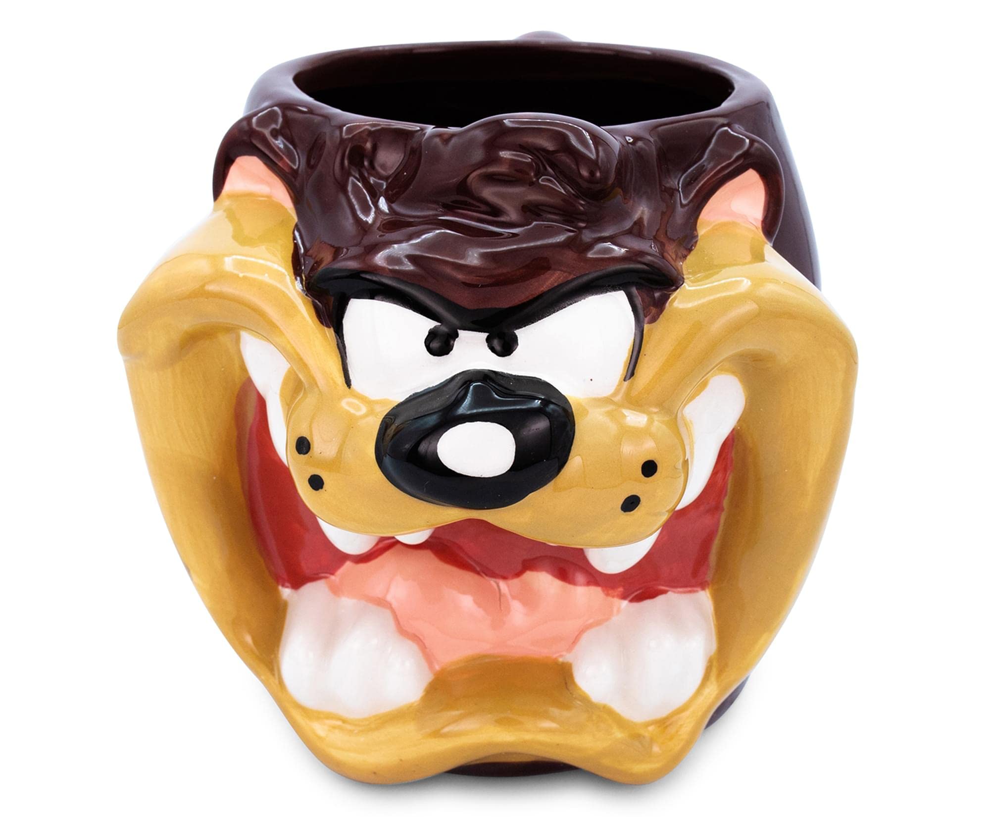 Foto 2 pulgar | Taza Plateada Buffalo Looney Tunes Taz Face Ceramic 710 Ml - Venta Internacional.