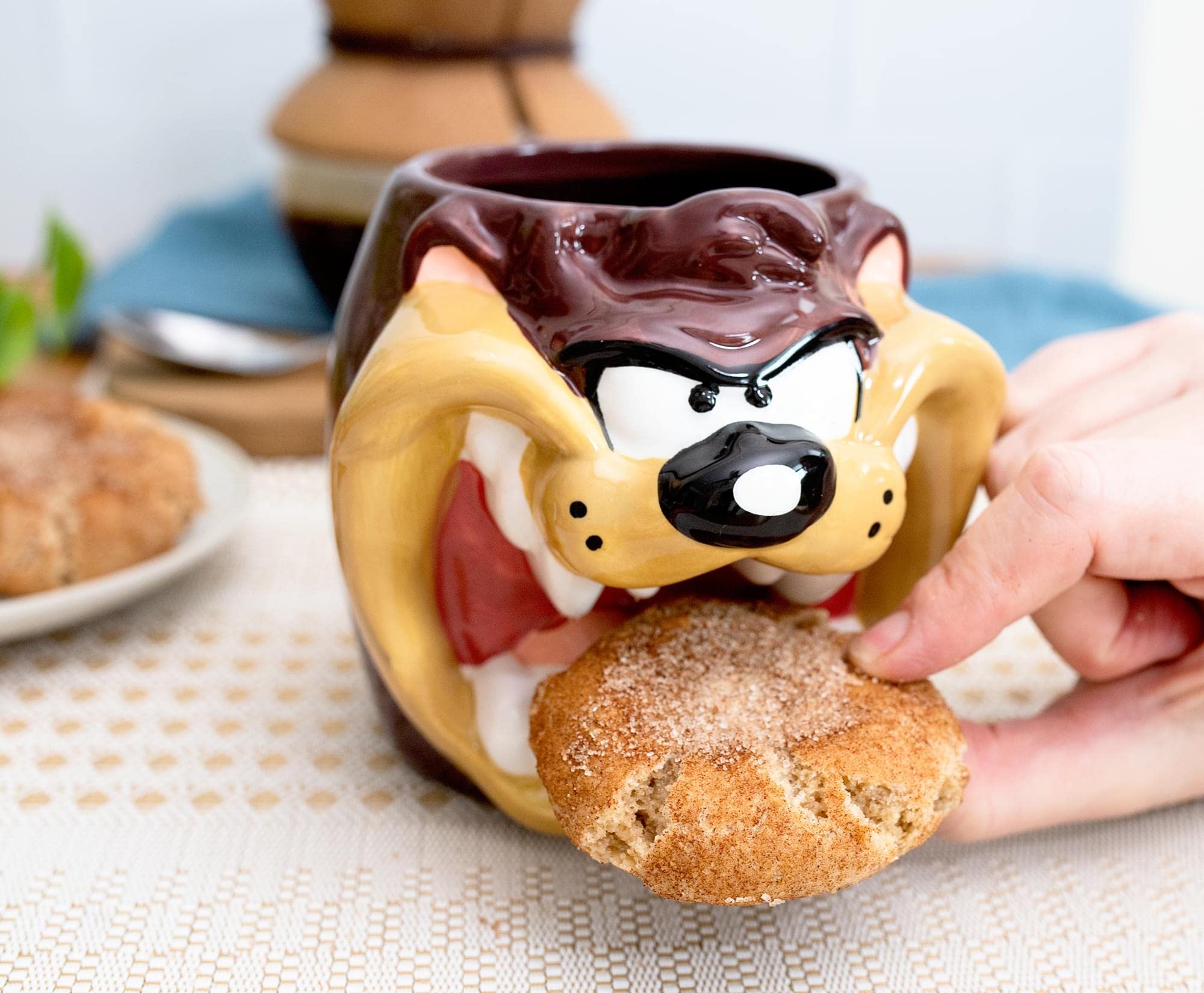 Foto 7 pulgar | Taza Plateada Buffalo Looney Tunes Taz Face Ceramic 710 Ml - Venta Internacional.