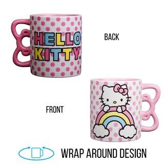 Foto 2 | Taza De Cerámica Silver Buffalo Sanrio Hello Kitty 600 Ml Rainbow - Venta Internacional.