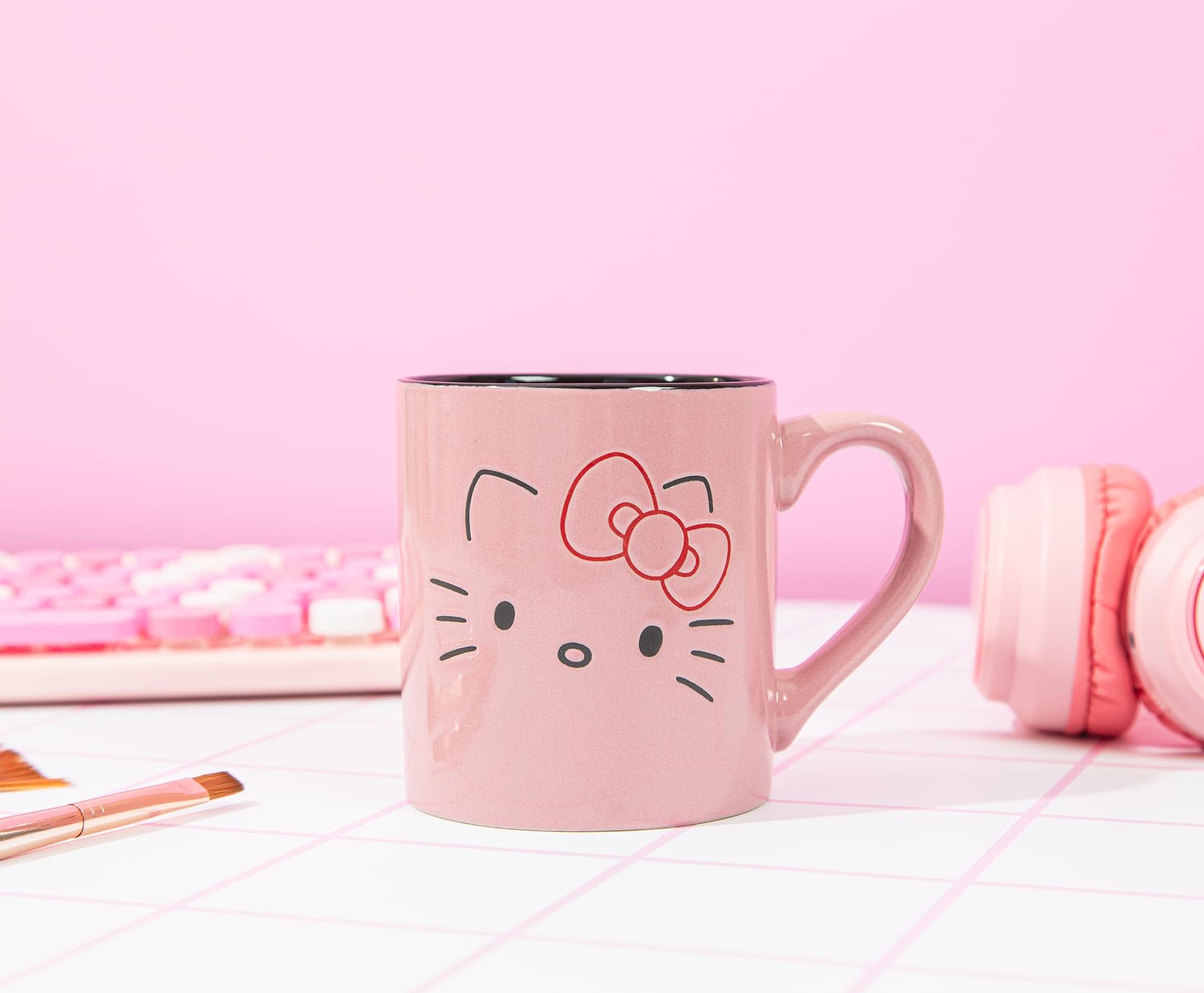 Foto 4 pulgar | Taza De Café Silver Buffalo Sanrio Hello Kitty 414 Ml De Cerámica - Venta Internacional.
