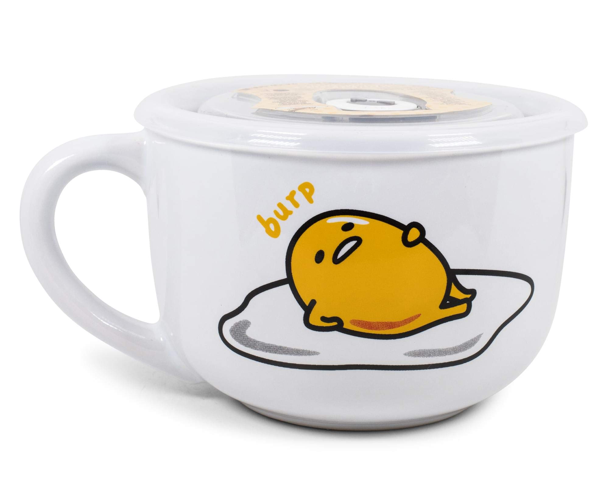 Foto 3 pulgar | Taza Para Sopa Silver Buffalo Sanrio Gudetama Burp Late Night, 600 Ml - Venta Internacional.