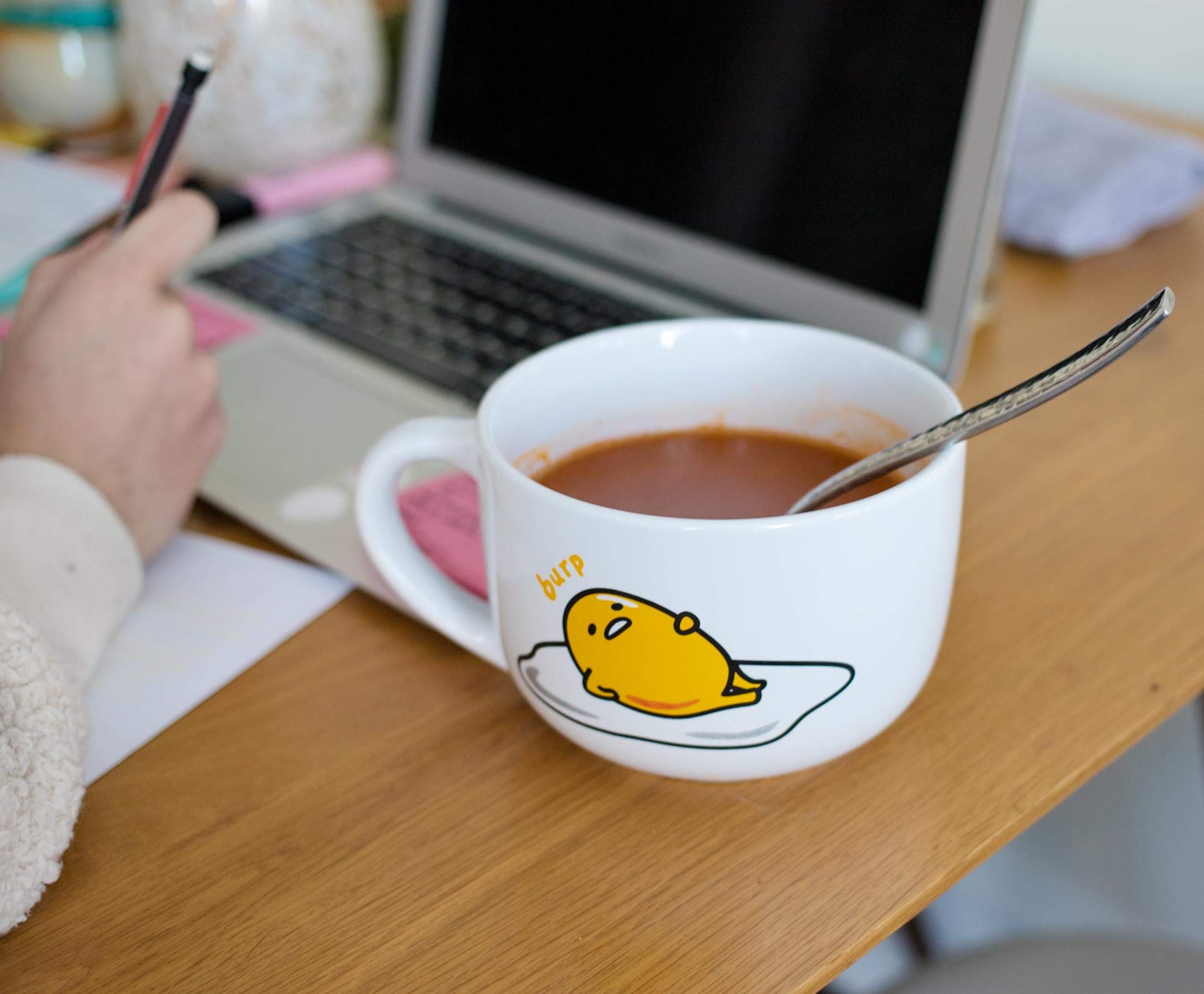 Foto 5 pulgar | Taza Para Sopa Silver Buffalo Sanrio Gudetama Burp Late Night, 600 Ml - Venta Internacional.