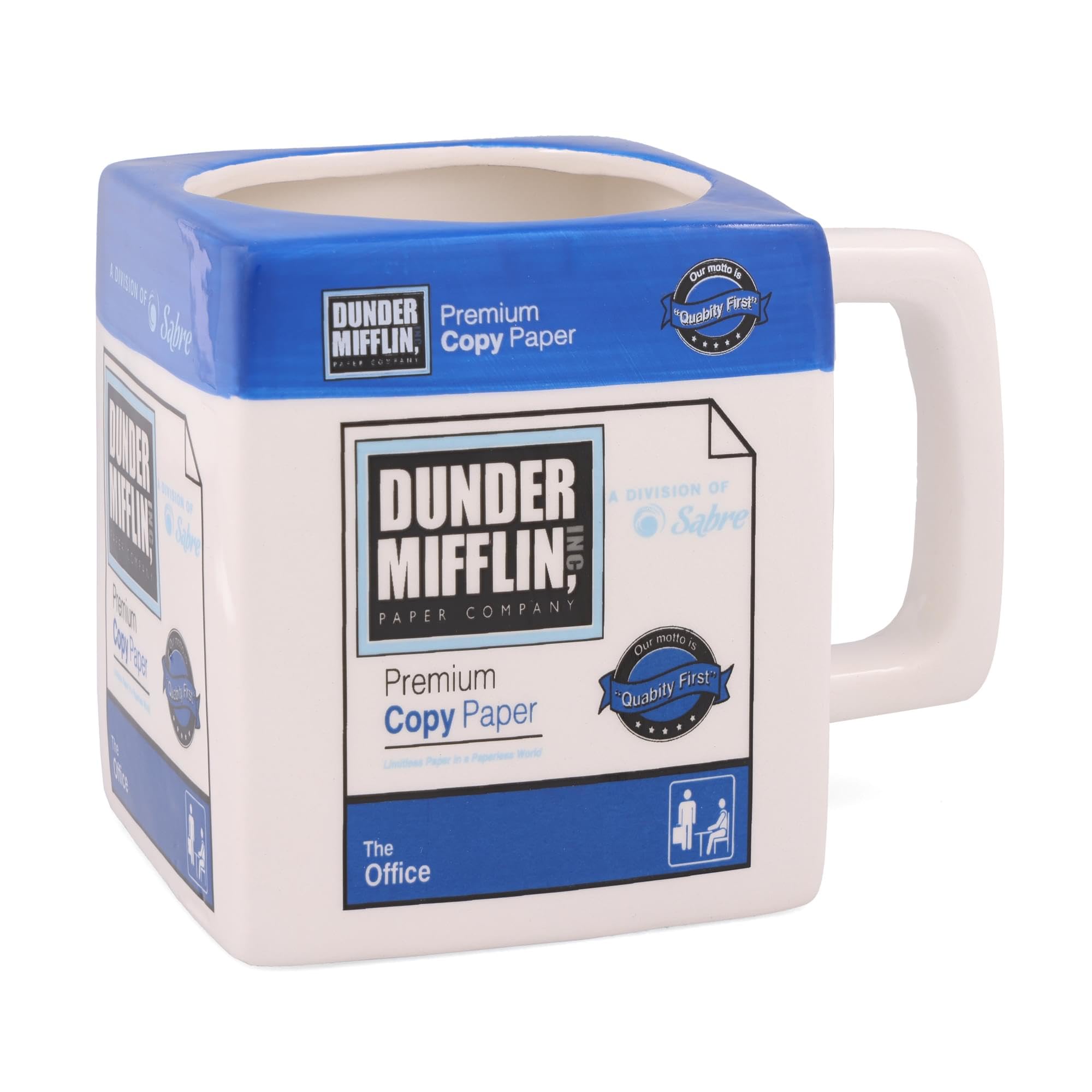 Foto 2 pulgar | Taza De Cerámica Silver Buffalo The Office Dunder Mifflin 600 Ml - Venta Internacional.