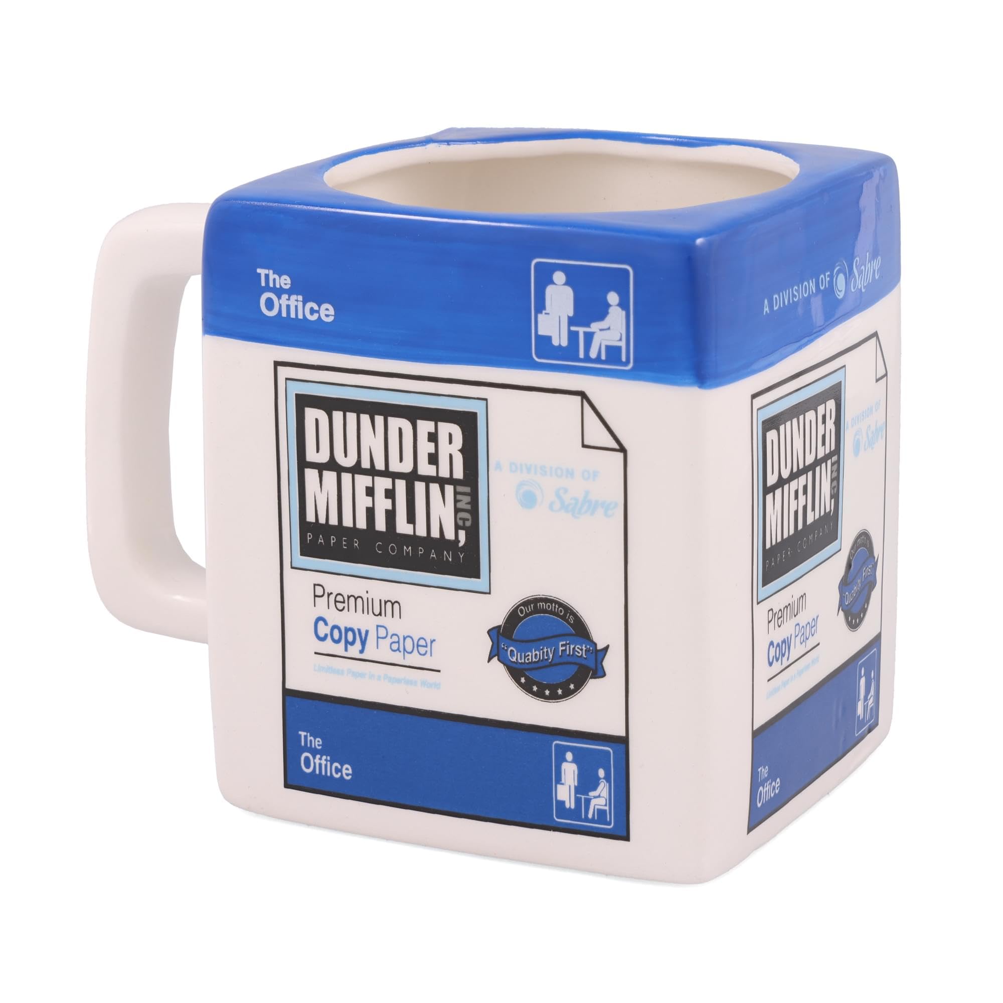 Foto 3 pulgar | Taza De Cerámica Silver Buffalo The Office Dunder Mifflin 600 Ml - Venta Internacional.