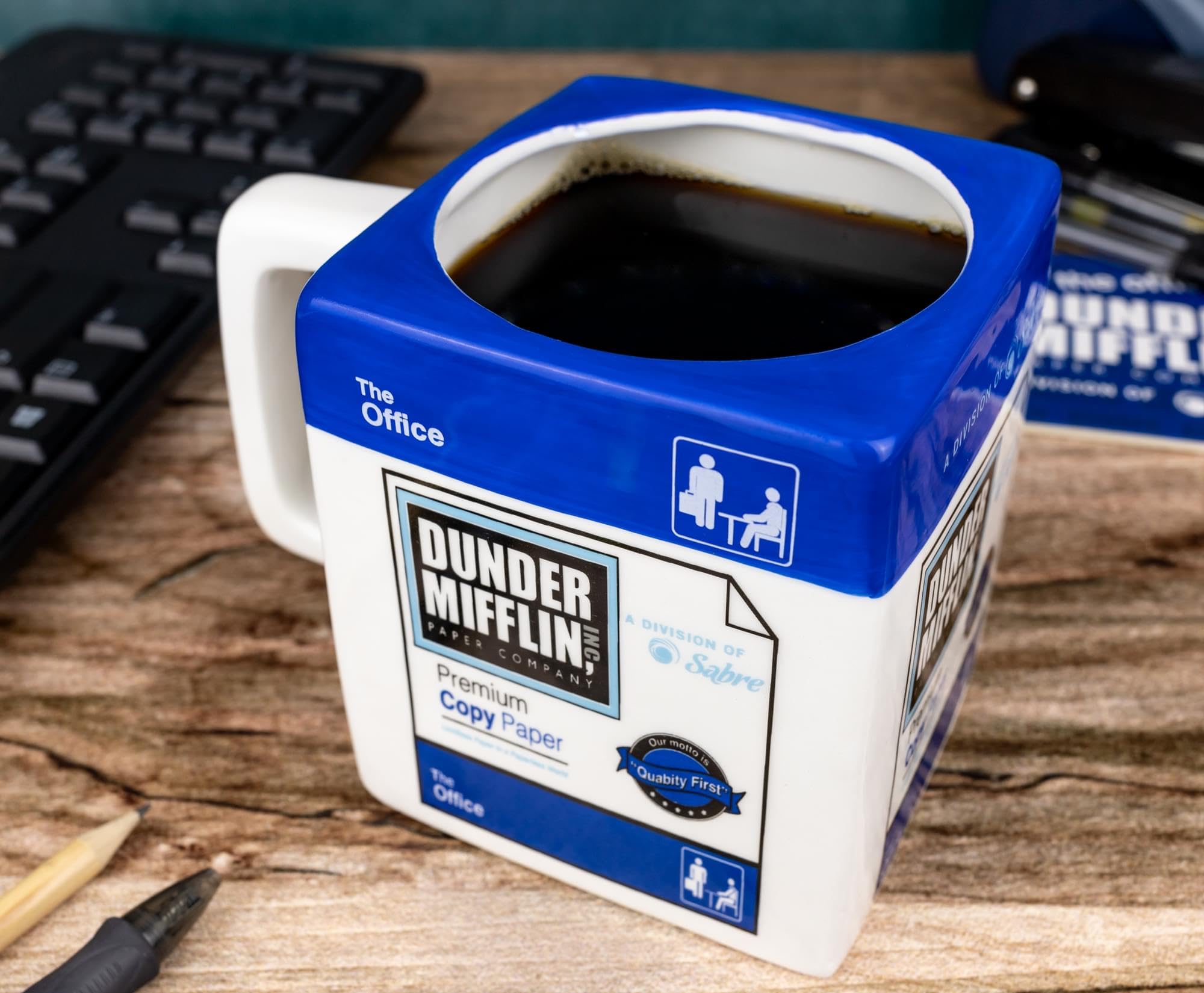 Foto 7 pulgar | Taza De Cerámica Silver Buffalo The Office Dunder Mifflin 600 Ml - Venta Internacional.