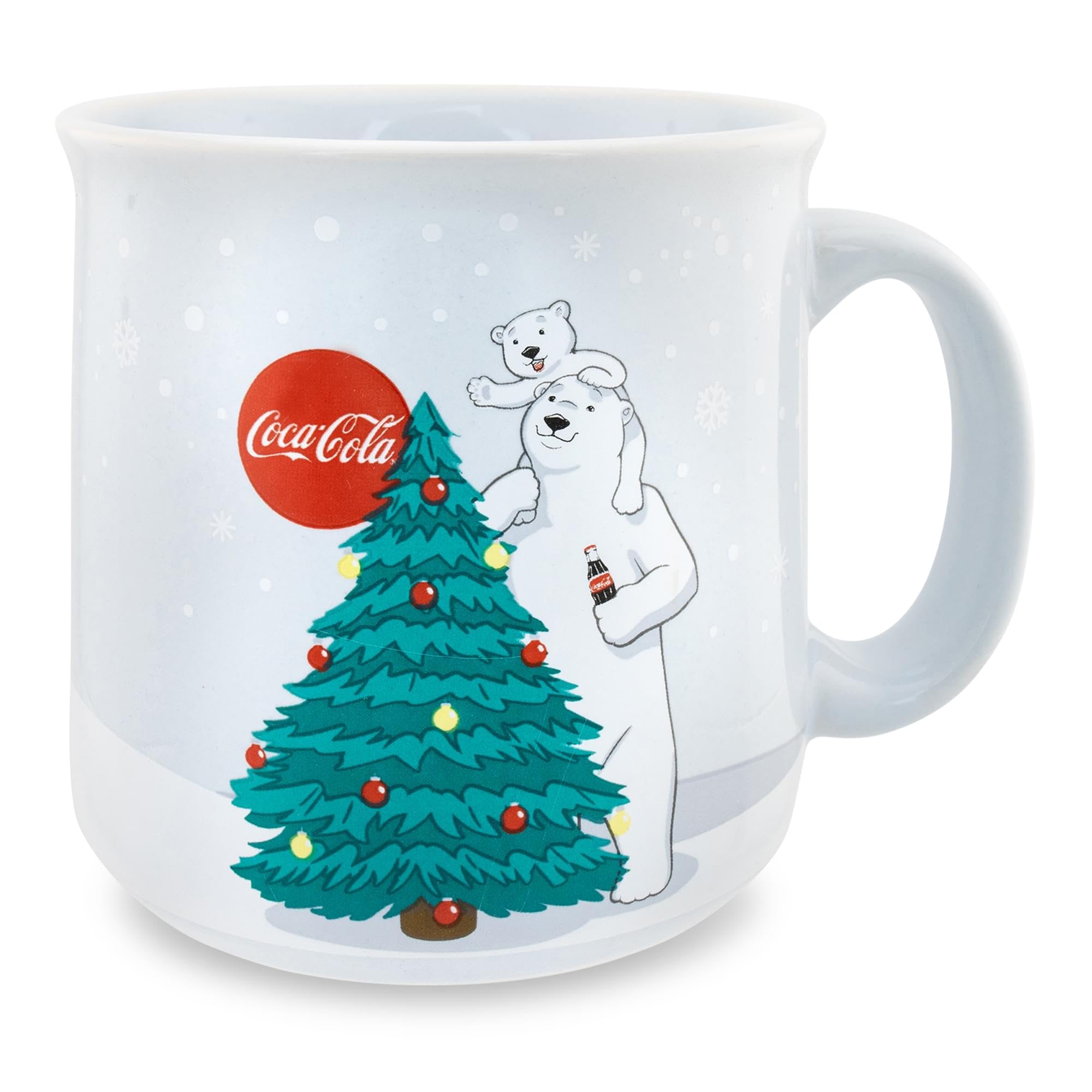 Foto 2 pulgar | Taza Silver Buffalo Coca-cola Holiday Polar Bears 600 Ml - Venta Internacional.
