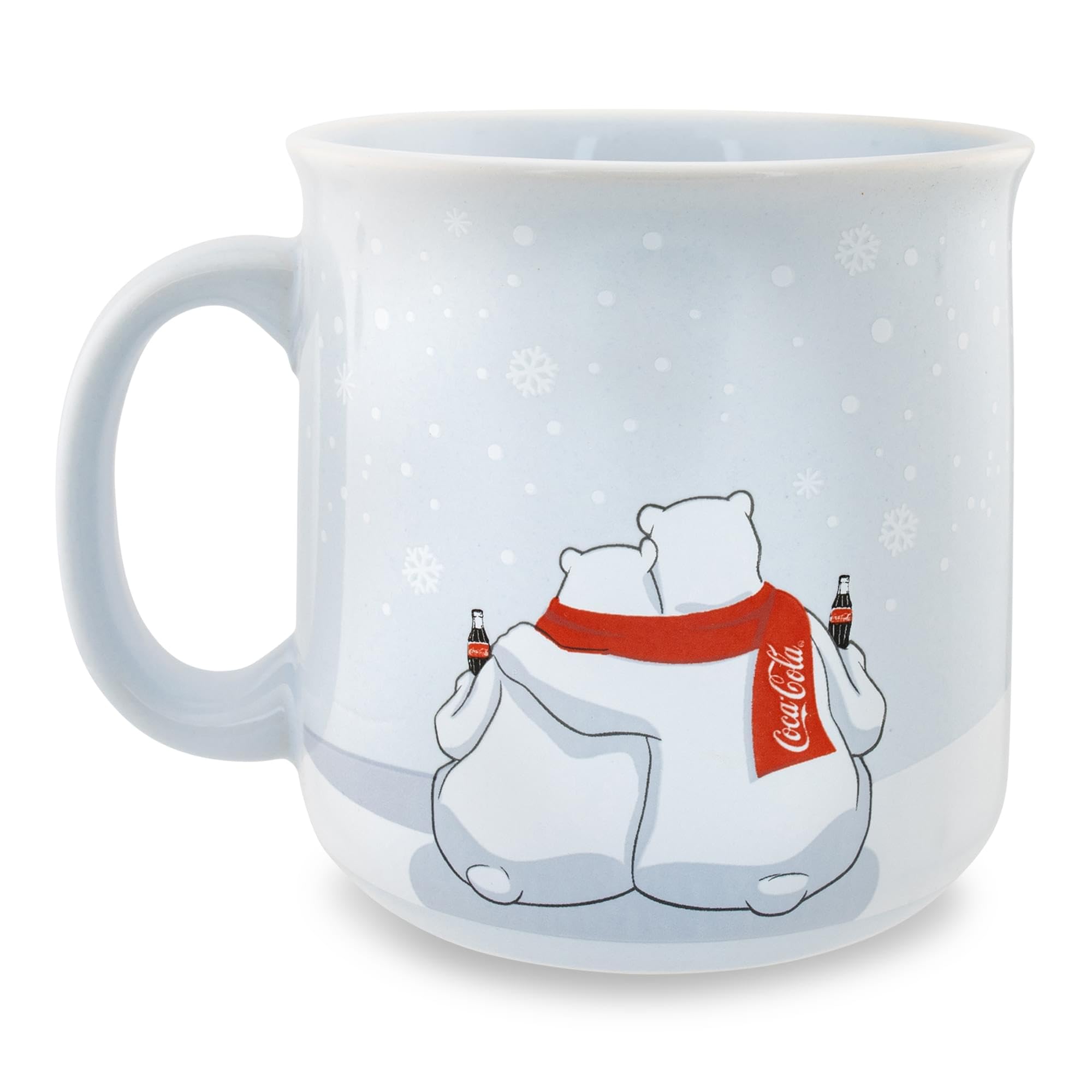 Foto 2 | Taza Silver Buffalo Coca-cola Holiday Polar Bears 600 Ml - Venta Internacional.