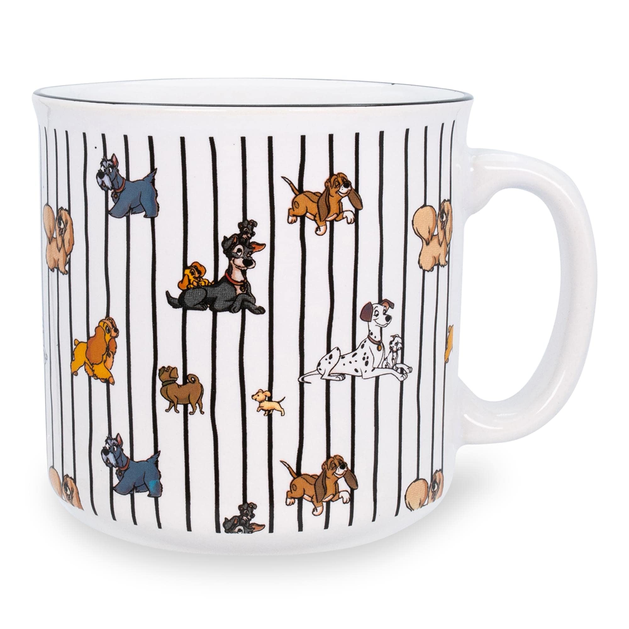 Foto 2 pulgar | Taza De Cerámica Camper Silver Buffalo Disney Dogs, 600 Ml, Sin Bpa - Venta Internacional.