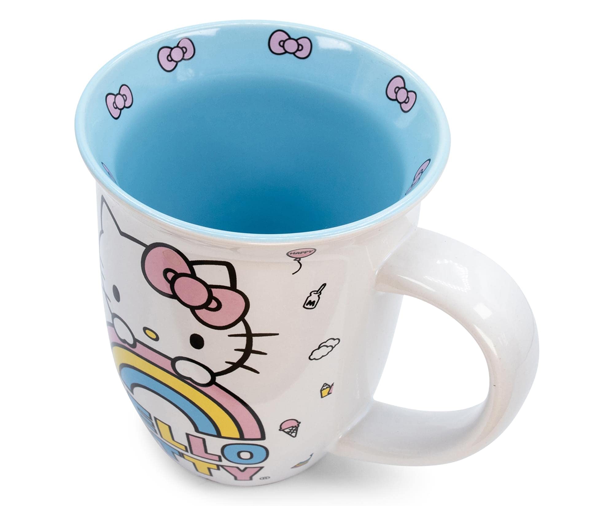 Foto 4 pulgar | Taza De Café Silver Buffalo Sanrio Hello Kitty, 480 Ml, Cerámica - Venta Internacional.