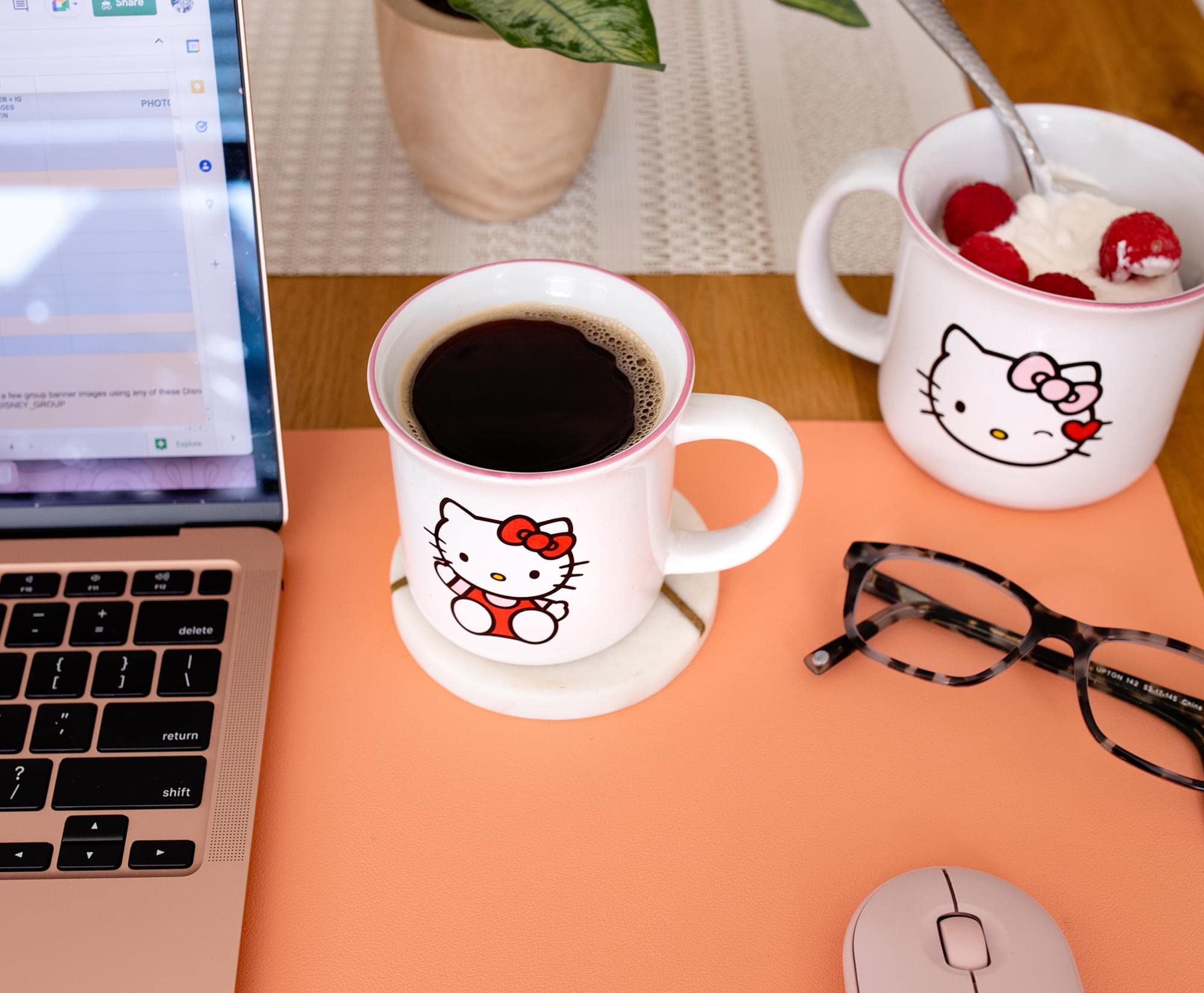 Foto 7 pulgar | Juego De Tazas De Cerámica Para Autocaravanas Hello Kitty, Sin Bpa, 2 Tazas De Viaje - Venta Internacional.