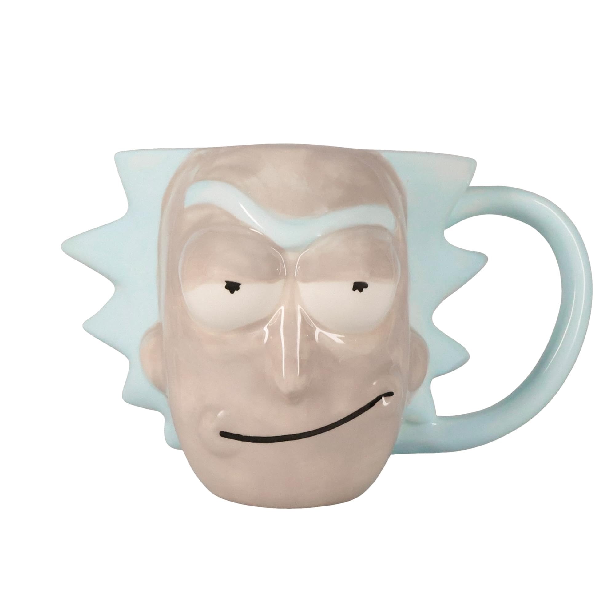 Foto 2 pulgar | Taza Plateada De Buffalo Cartoon Network Morty Rick Face, 600 Ml - Venta Internacional.