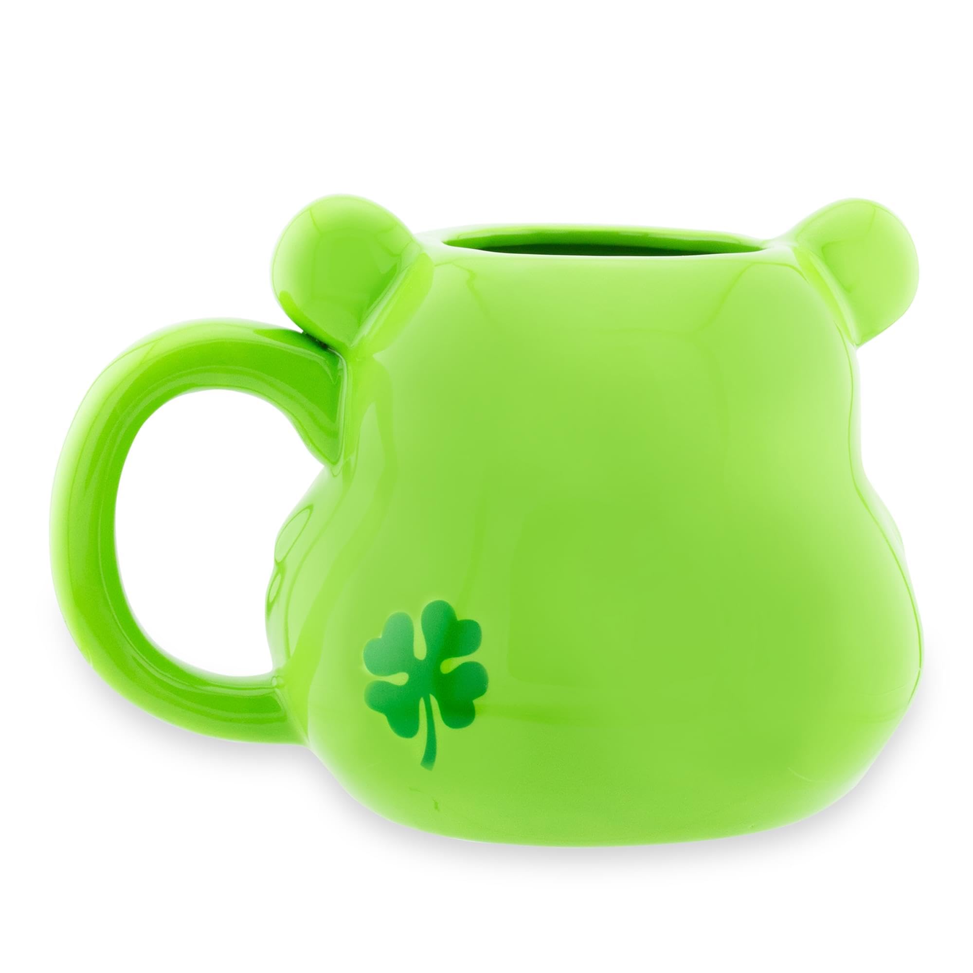 Foto 3 pulgar | Taza De Cerámica Silver Buffalo Care Bears Good Luck Bear, 590 Ml - Venta Internacional.