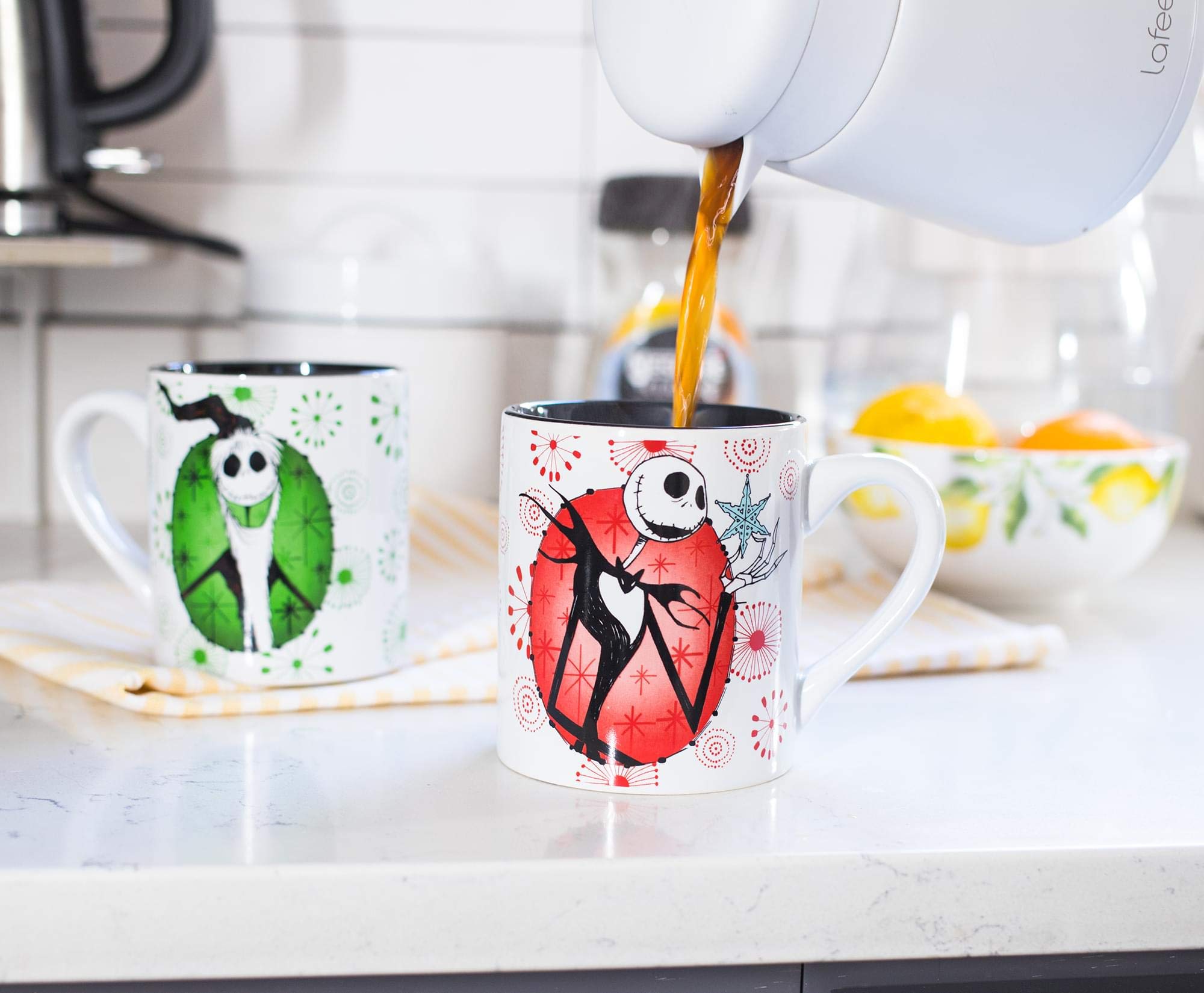 Foto 4 pulgar | Tazas De Cerámica Silver Buffalo Nightmare Before Christmas Jack 414 Ml - Venta Internacional.