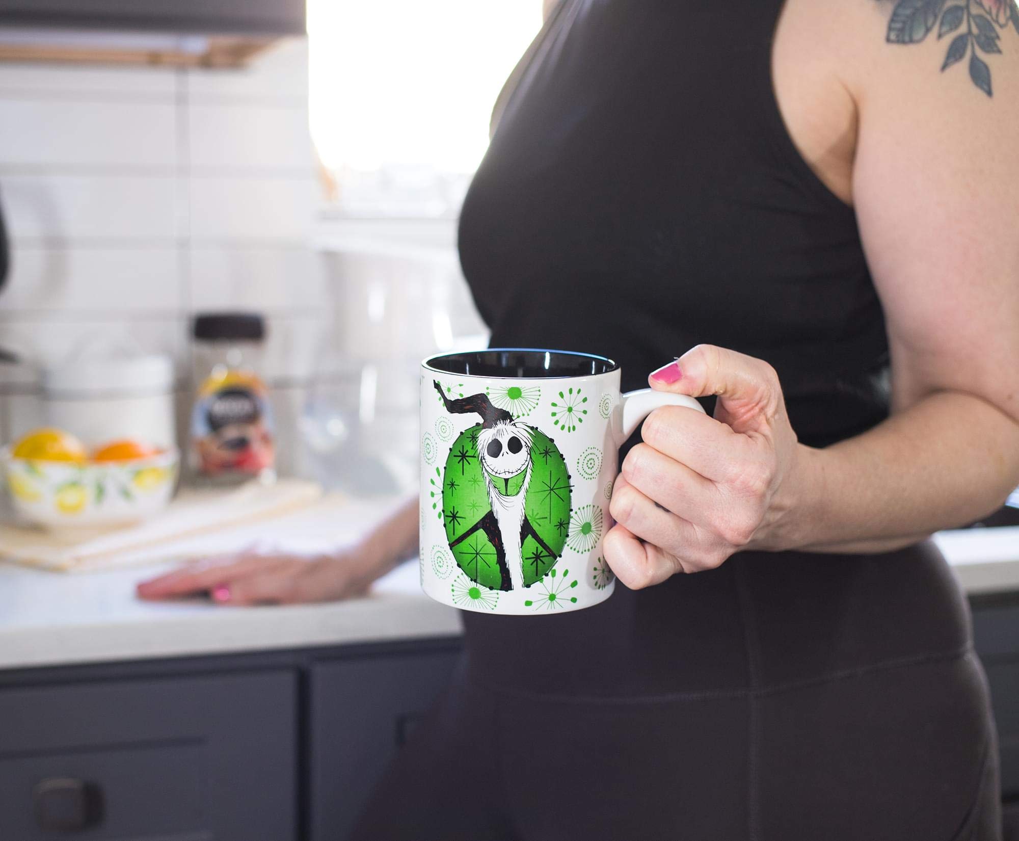 Foto 5 pulgar | Tazas De Cerámica Silver Buffalo Nightmare Before Christmas Jack 414 Ml - Venta Internacional.