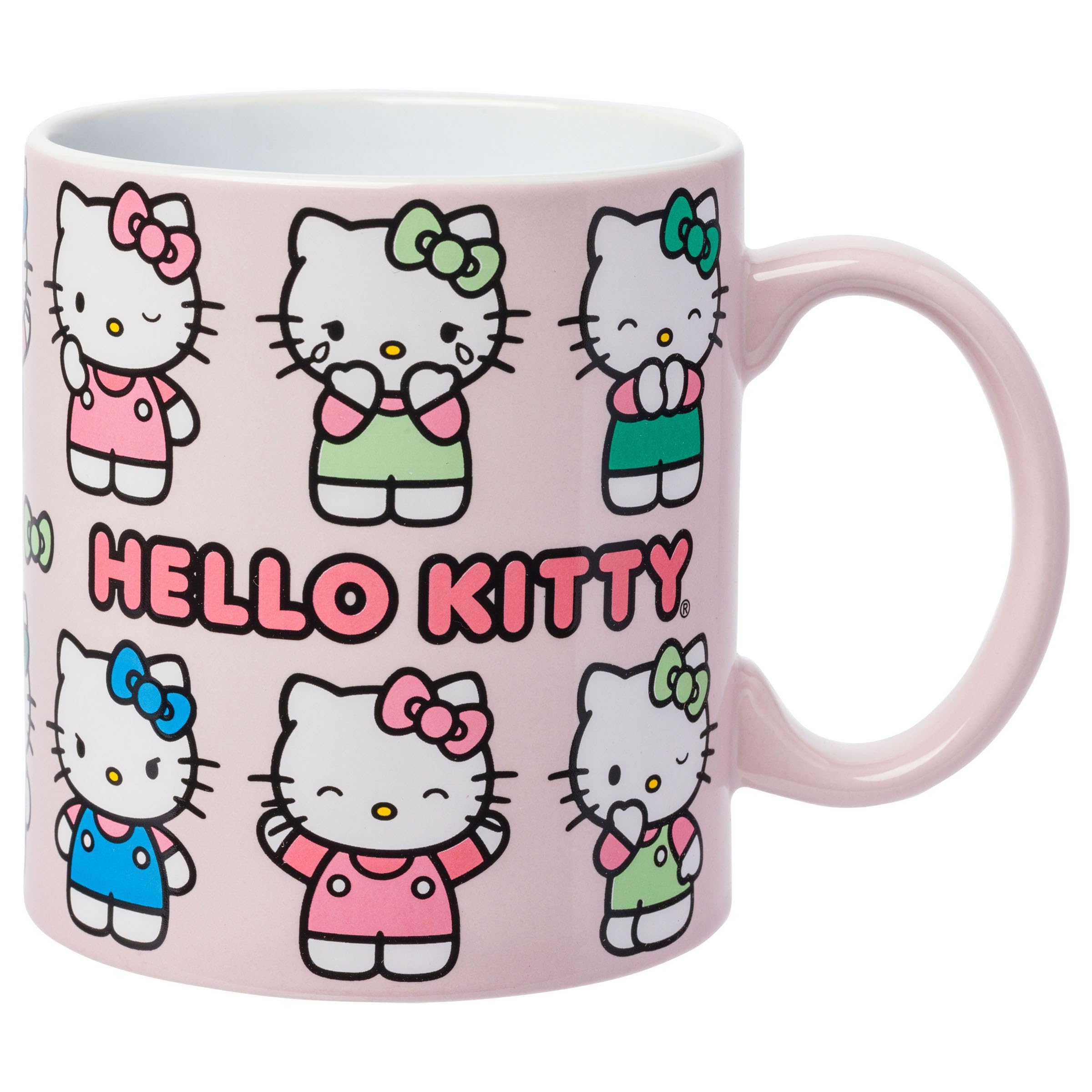 Foto 2 pulgar | Taza Silver Buffalo Sanrio Hello Kitty Various Emotions 590 Ml - Venta Internacional.