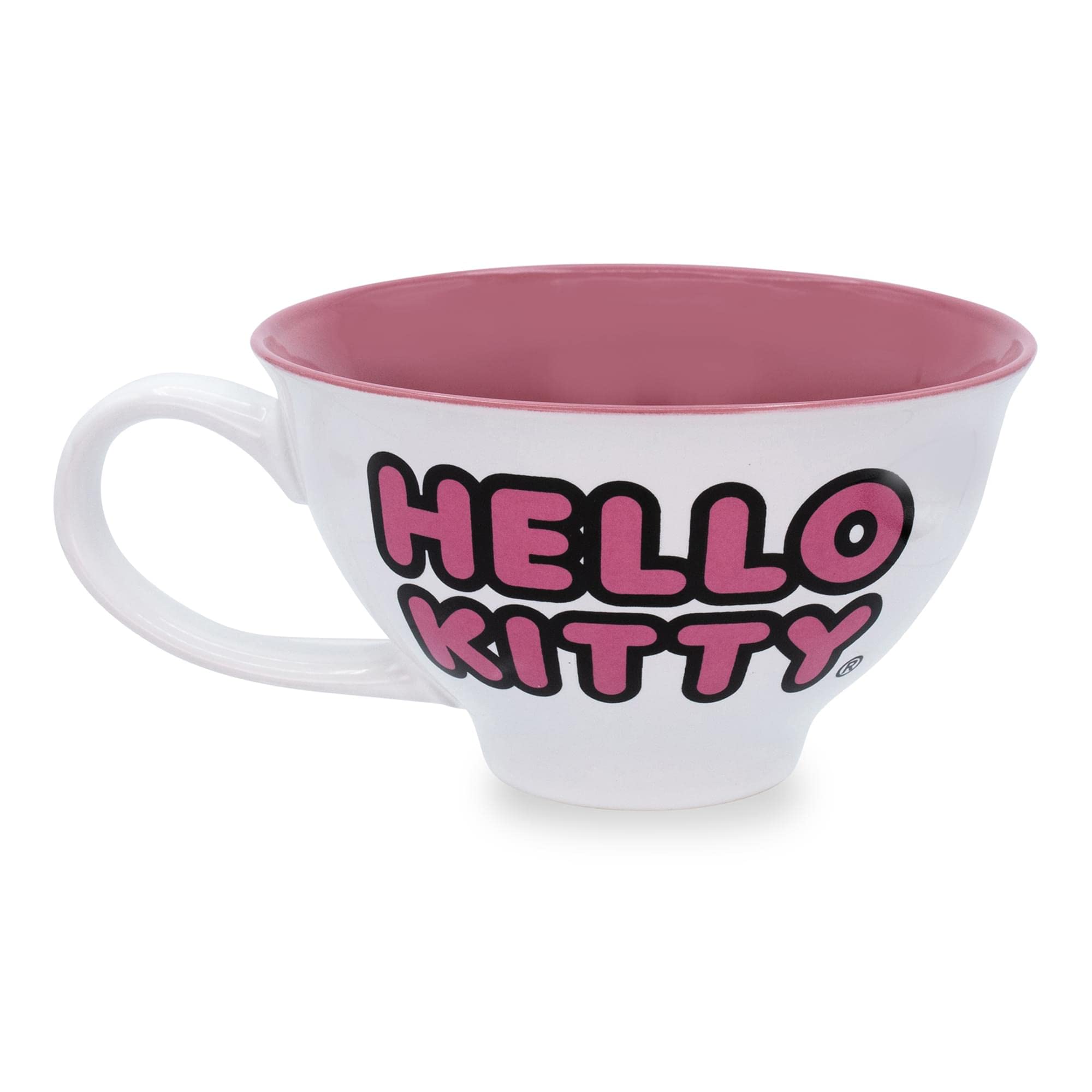 Foto 4 pulgar | Set De Taza De Té Y Platillo Sanrio Hello Kitty Ceramic 350 Ml - Venta Internacional.
