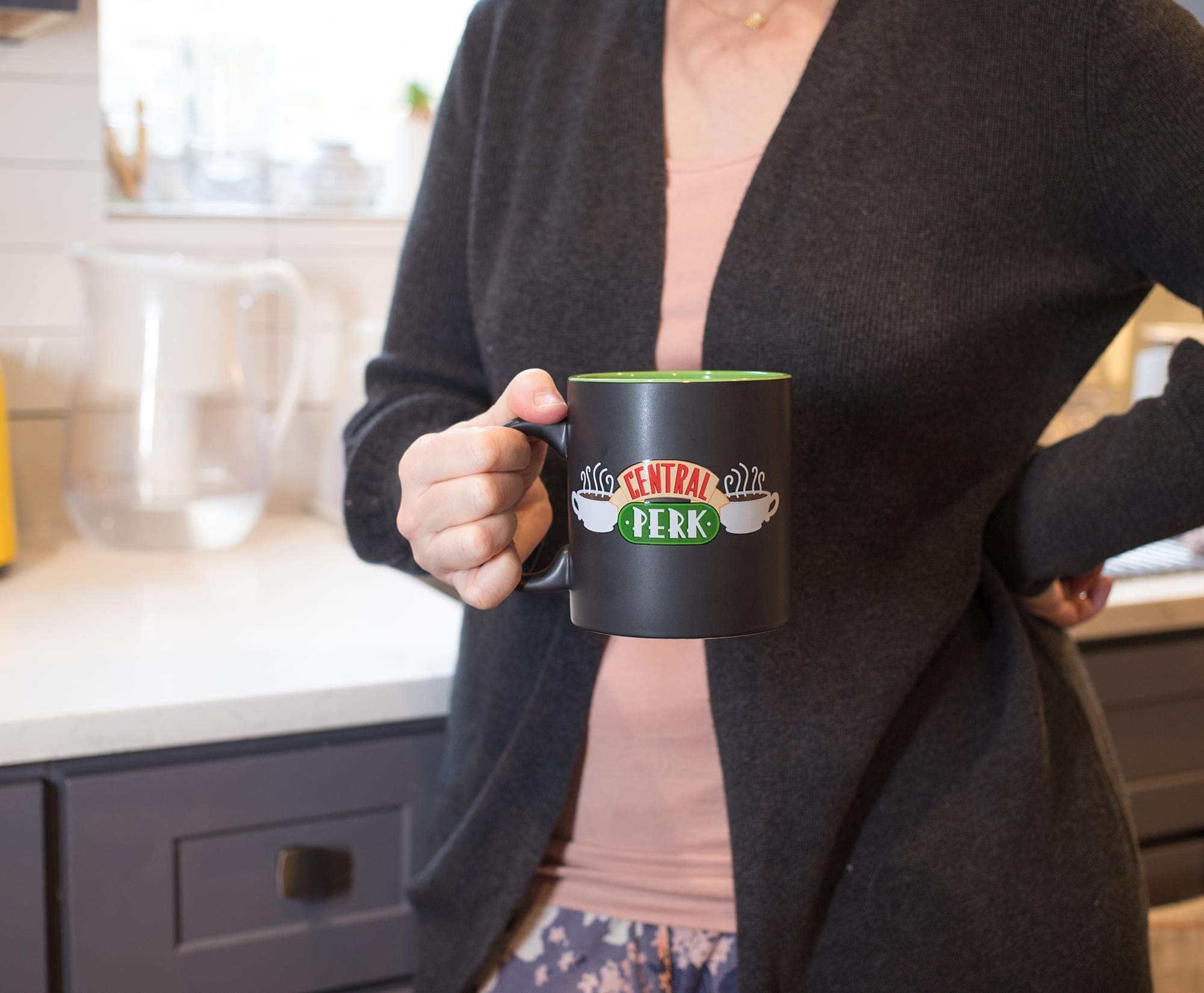 Foto 5 pulgar | Taza De Cerámica Silver Buffalo Friends Central Perk 600 Ml - Venta Internacional.