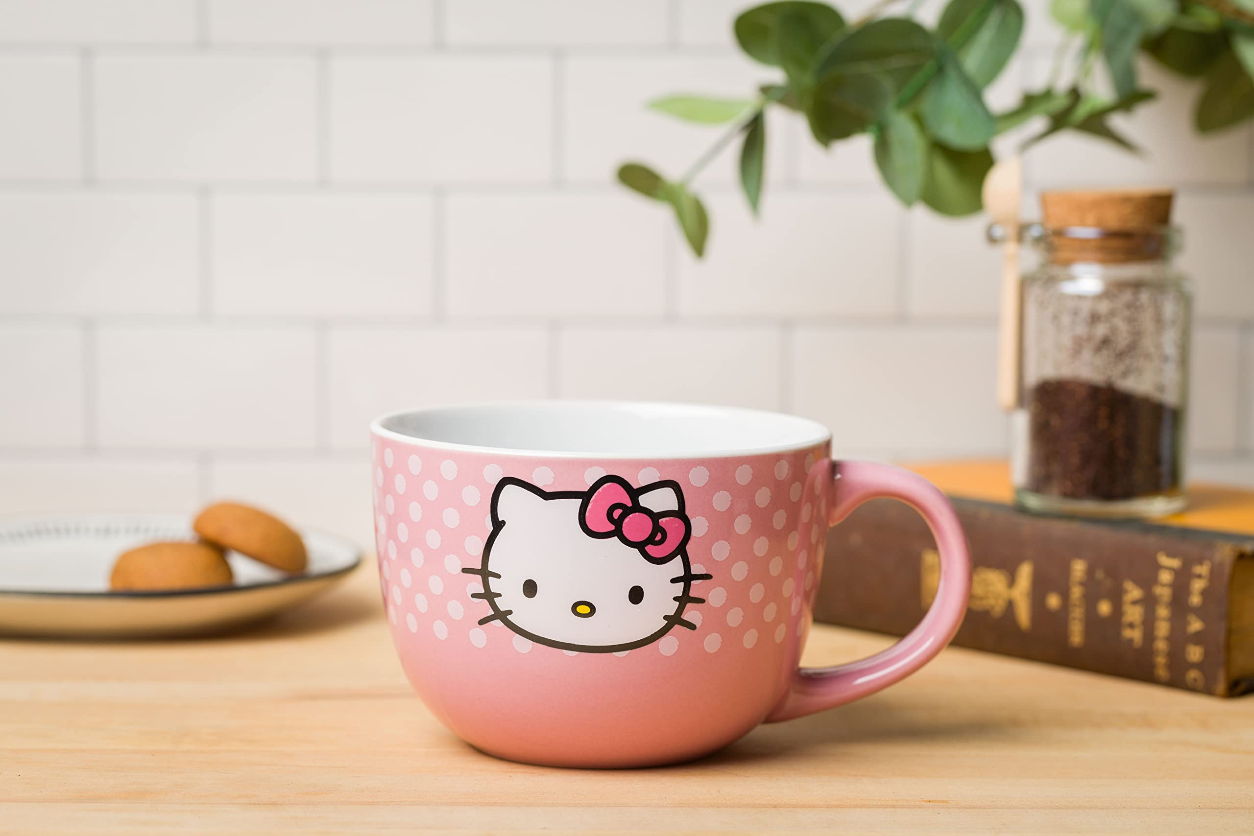Foto 5 pulgar | Taza De Sopa Silver Buffalo Sanrio Hello Kitty, Cerámica, 700 Ml - Venta Internacional.