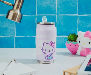 Foto 2 | Vaso Silver Buffalo Sanrio Hello Kitty De Acero Inoxidable, 350 Ml - Venta Internacional.