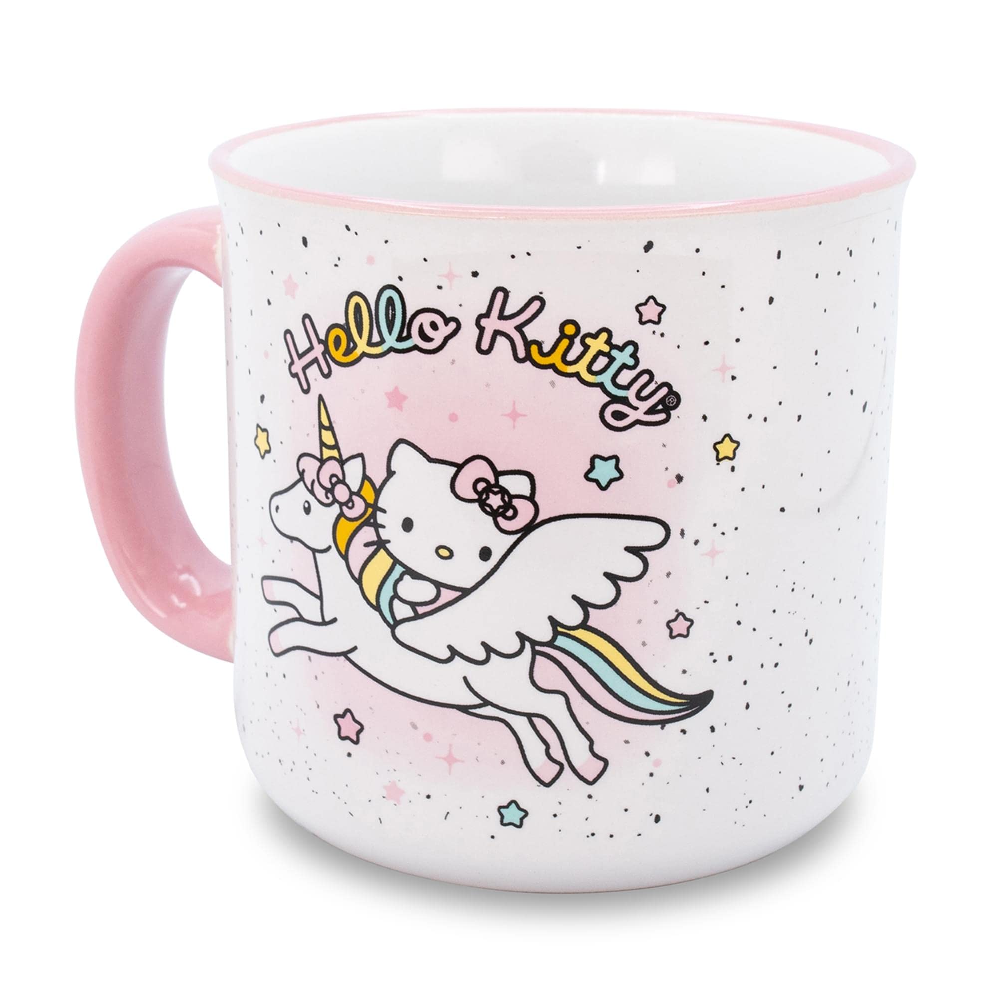 Foto 3 pulgar | Taza Camper Sanrio Hello Kitty Con Forma De Estrella De Unicornio De Cerámica, 600 Ml - Venta Internacional.