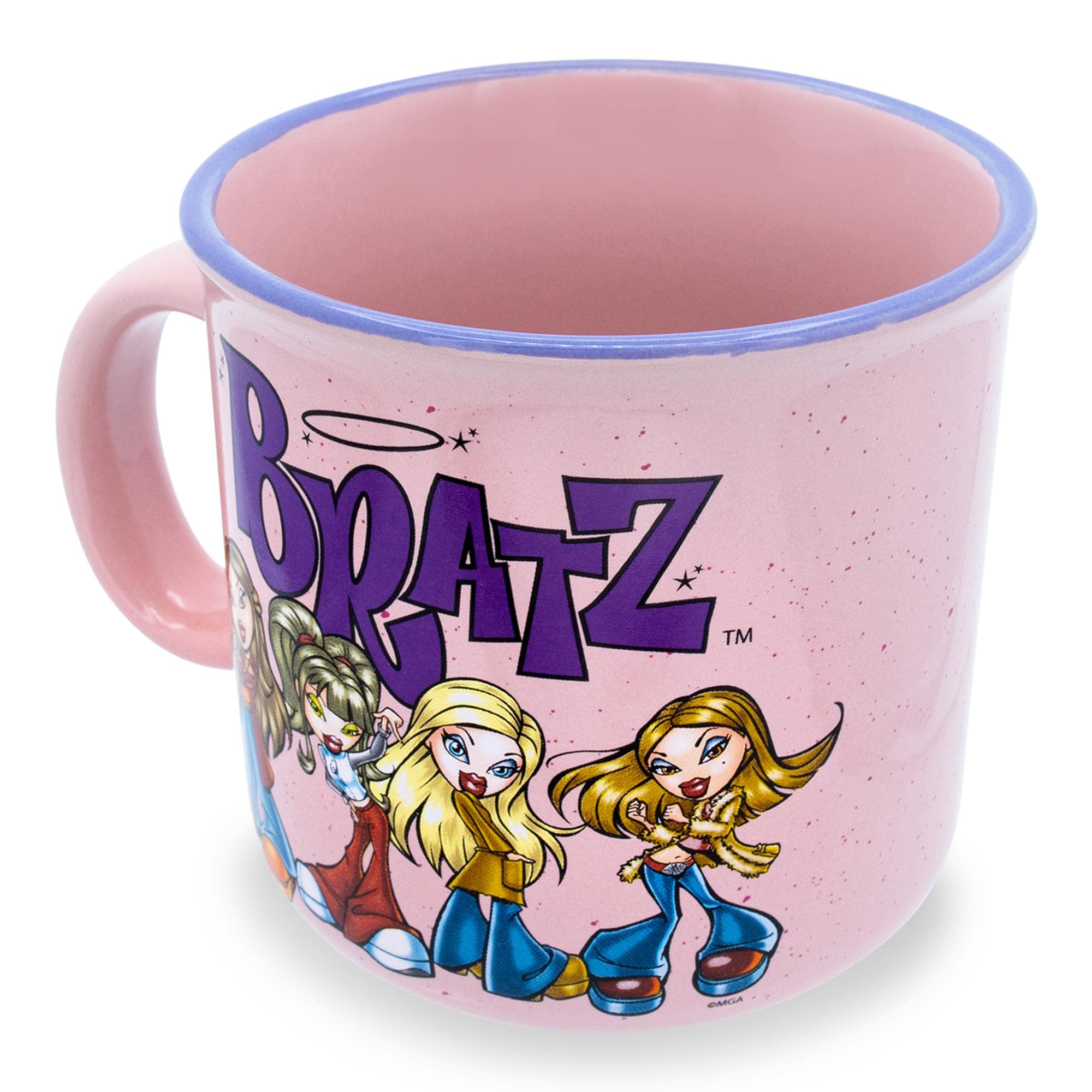 Foto 3 pulgar | Taza Silver Buffalo Bratz De Cerámica Rosa Camper, 600 Ml - Venta Internacional.