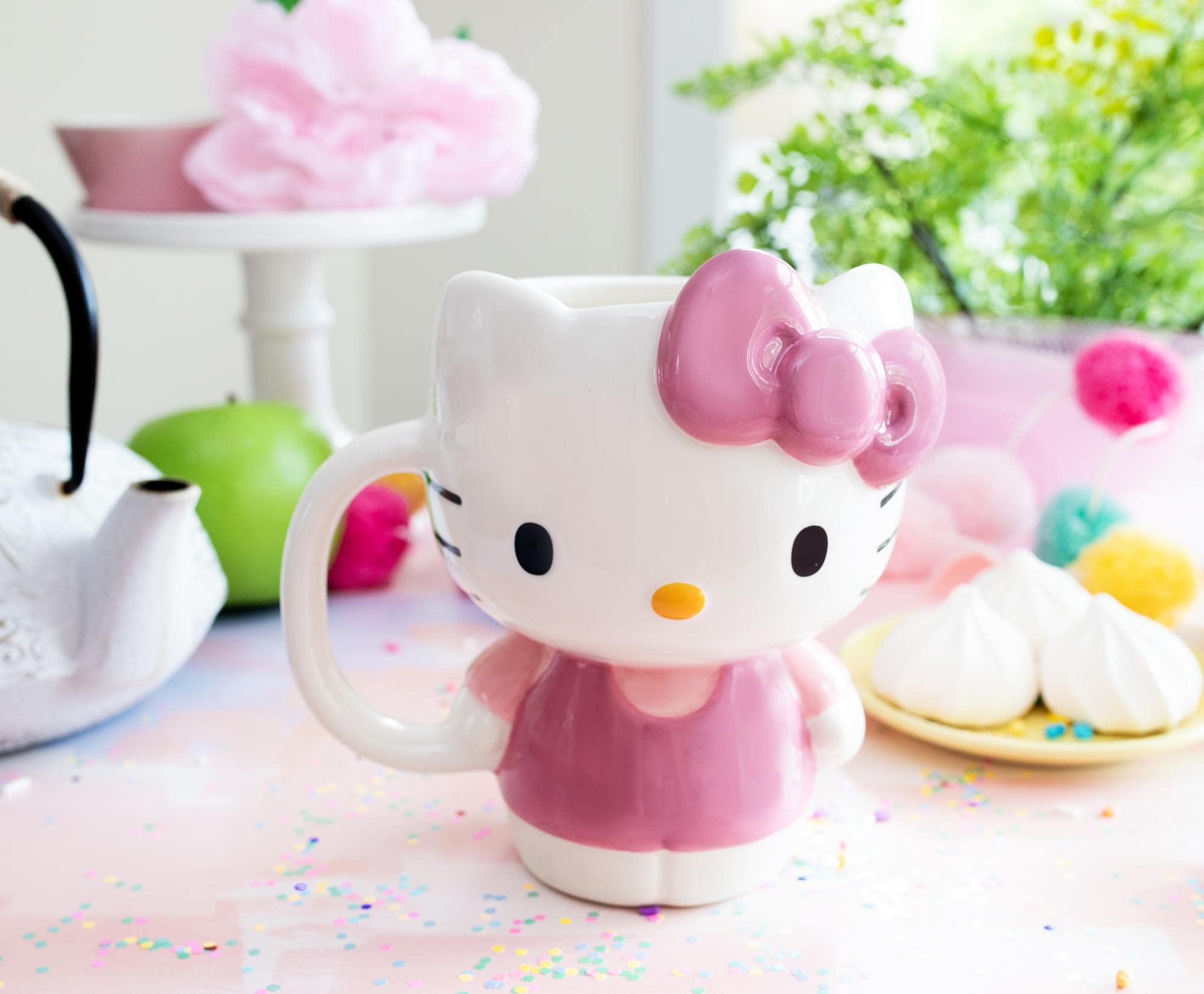Foto 4 | Taza De Cerámica Sanrio Hello Kitty Esculpida En 3d, 600 Ml, Sin Bpa - Venta Internacional.
