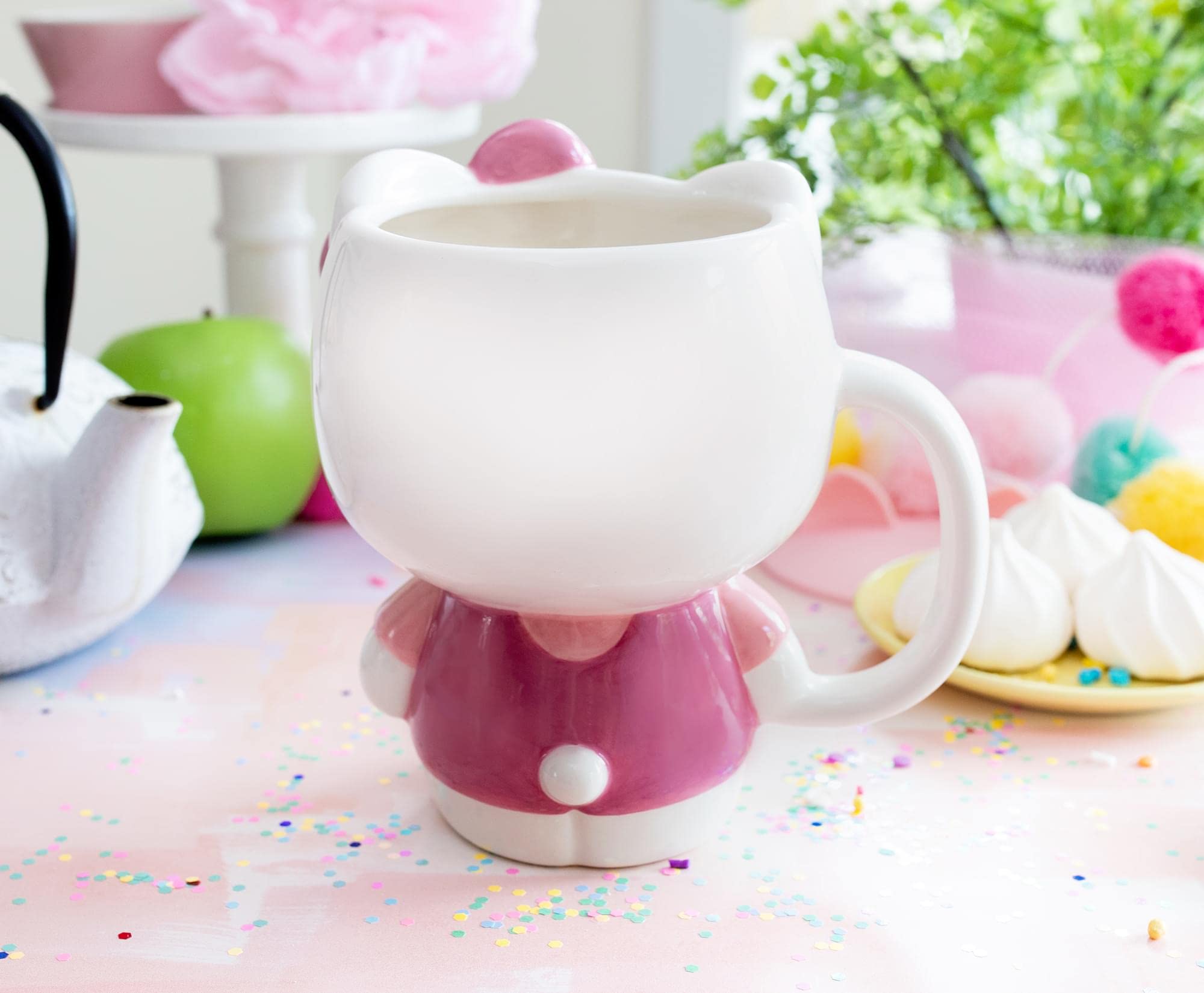 Foto 5 | Taza De Cerámica Sanrio Hello Kitty Esculpida En 3d, 600 Ml, Sin Bpa - Venta Internacional.