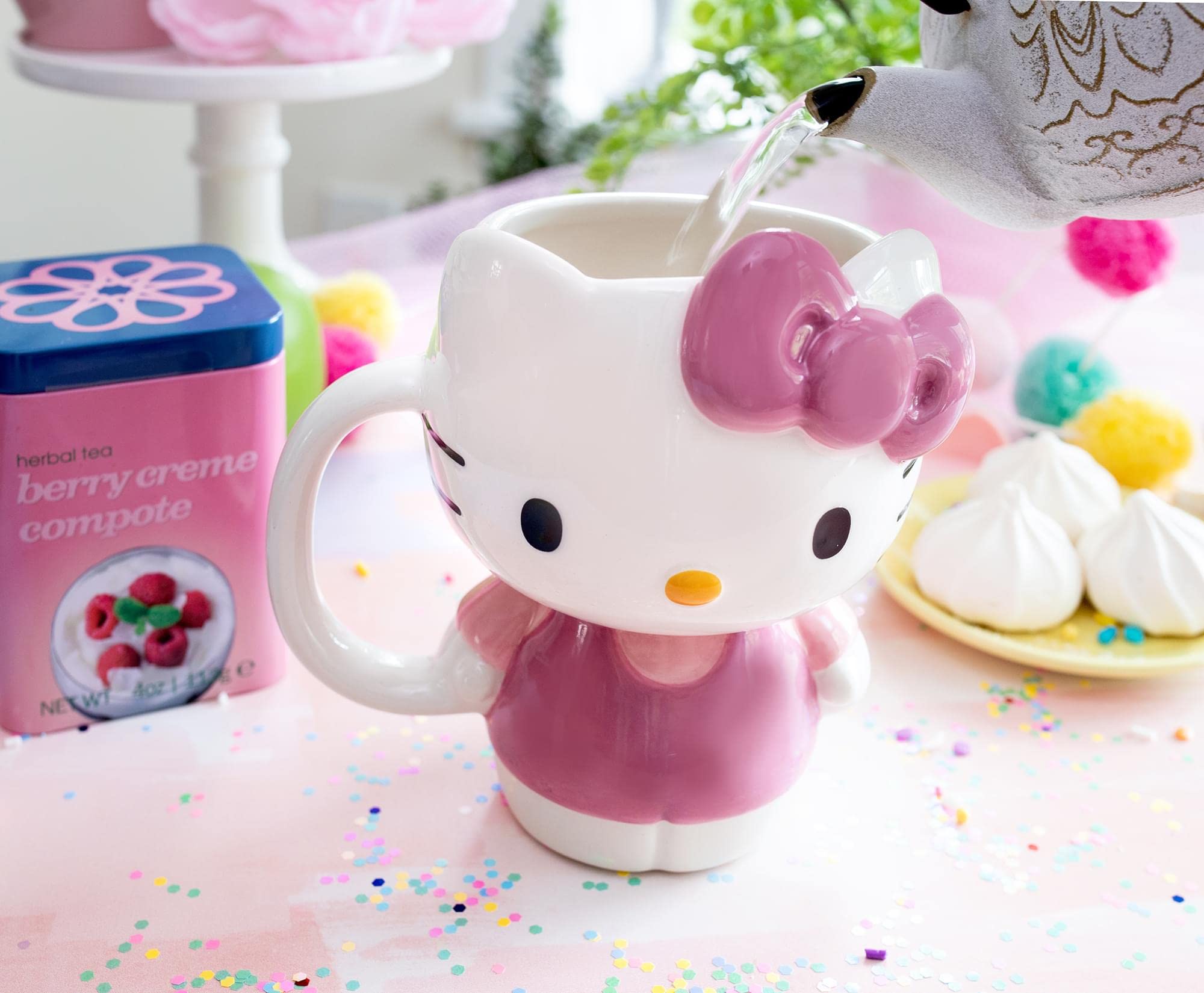 Foto 6 | Taza De Cerámica Sanrio Hello Kitty Esculpida En 3d, 600 Ml, Sin Bpa - Venta Internacional.