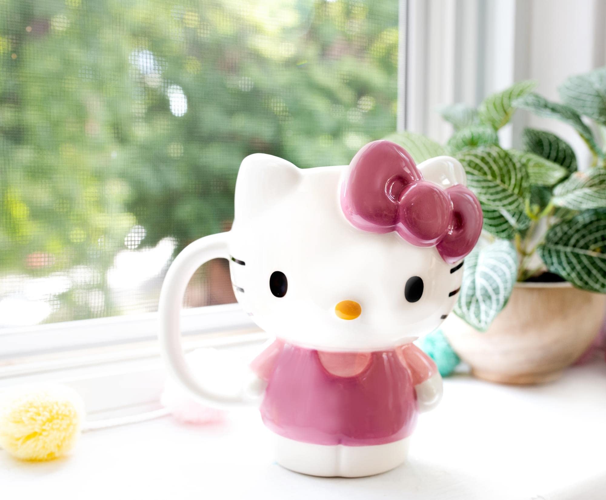 Foto 7 | Taza De Cerámica Sanrio Hello Kitty Esculpida En 3d, 600 Ml, Sin Bpa - Venta Internacional.