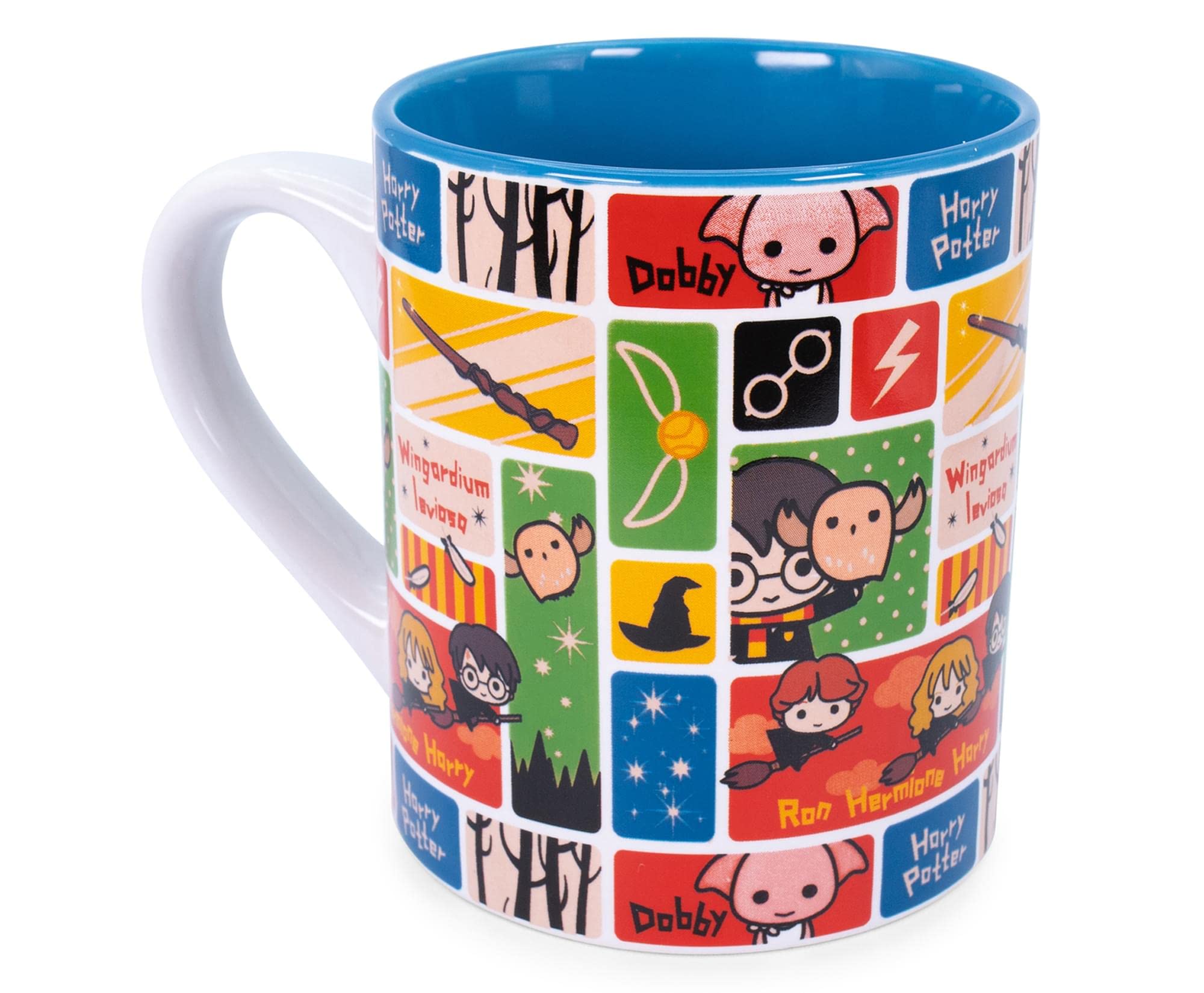 Foto 2 pulgar | Taza De Cerámica Plateada Con Personajes De Harry Potter Chibi De Buffalo, 400 Ml - Venta Internacional.