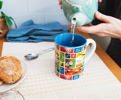 Foto 5 | Taza De Cerámica Plateada Con Personajes De Harry Potter Chibi De Buffalo, 400 Ml - Venta Internacional.